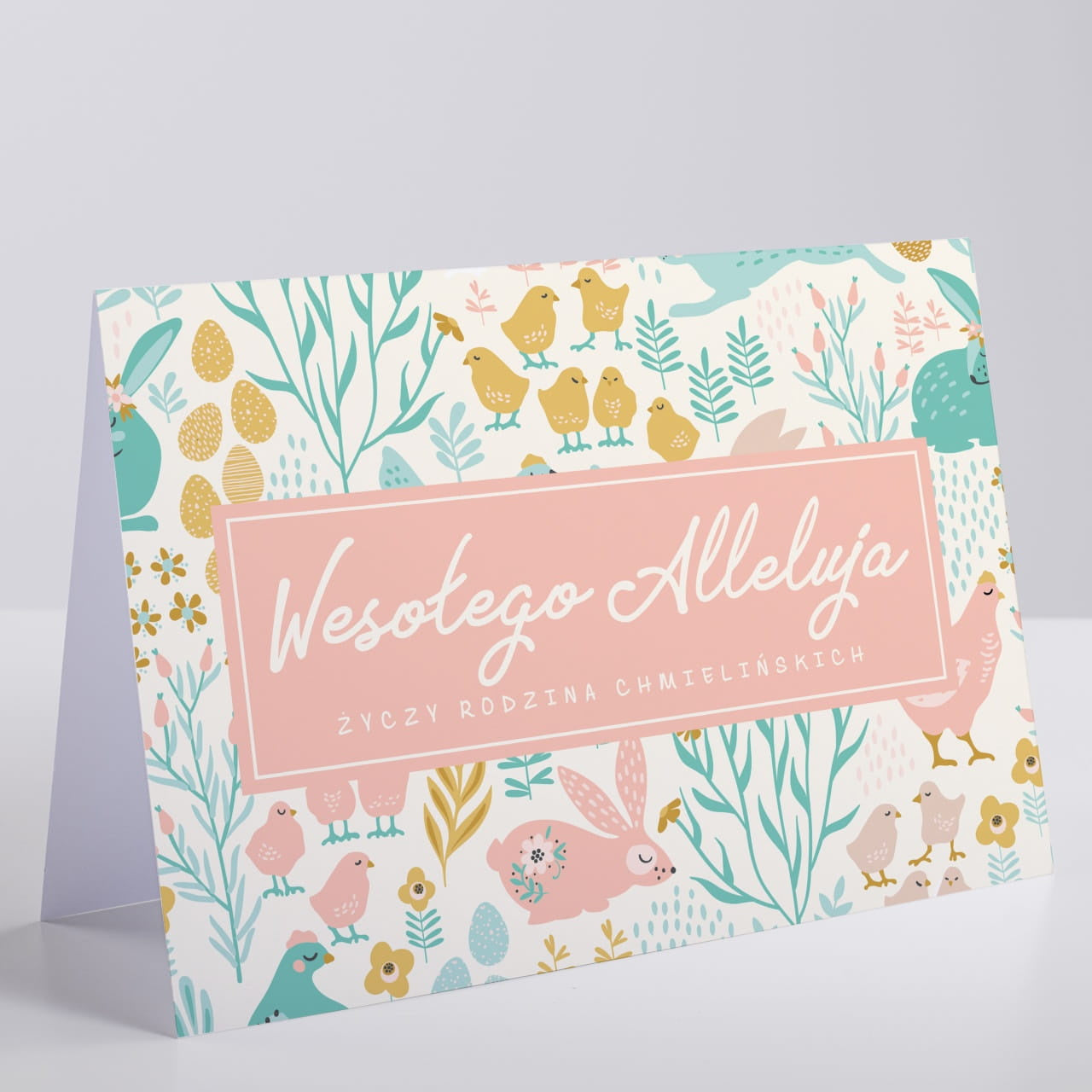 Kartka świąteczna wielkanocna - Wesołego Alleluja
