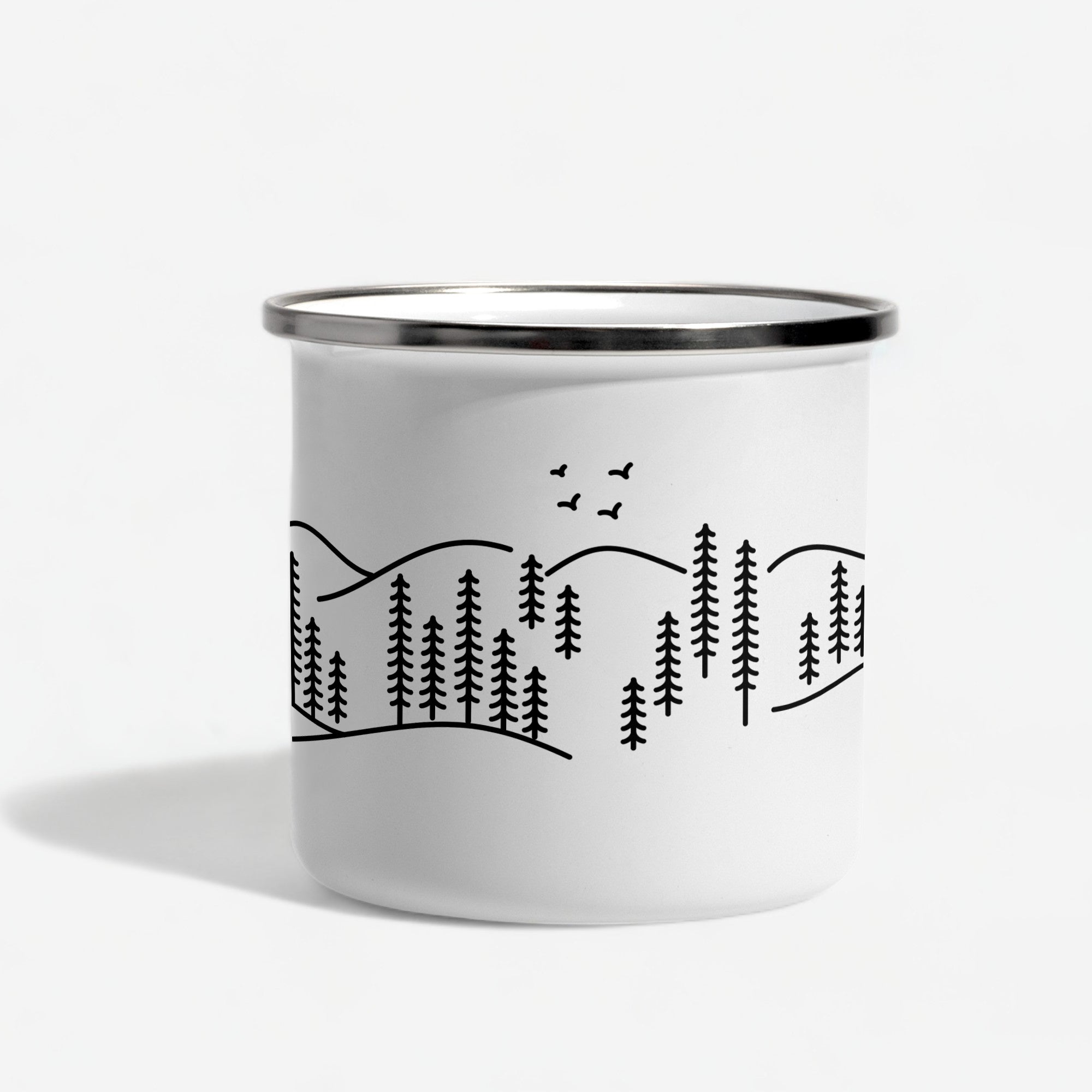 Personalizowany kubek emaliowany - biwakowy