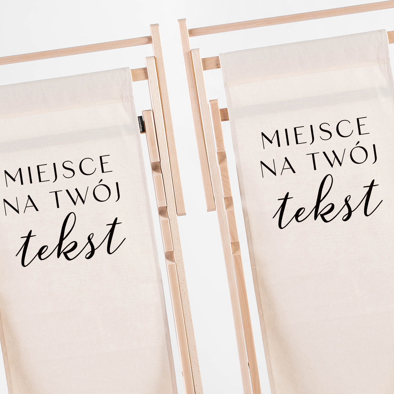 Personalizowane leżaki ogrodowe - twój tekst