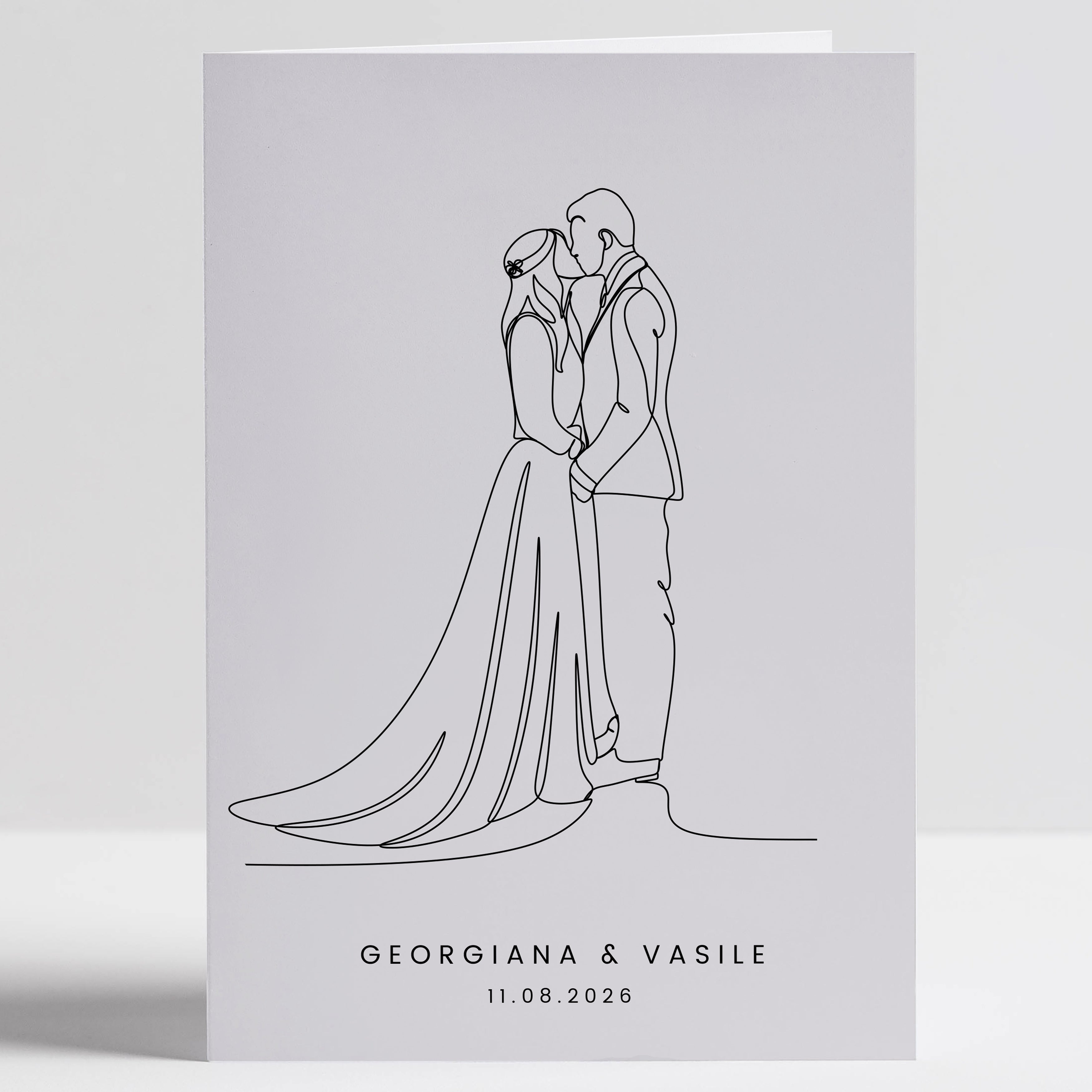 Personalizowana kartka dla nowożeńców