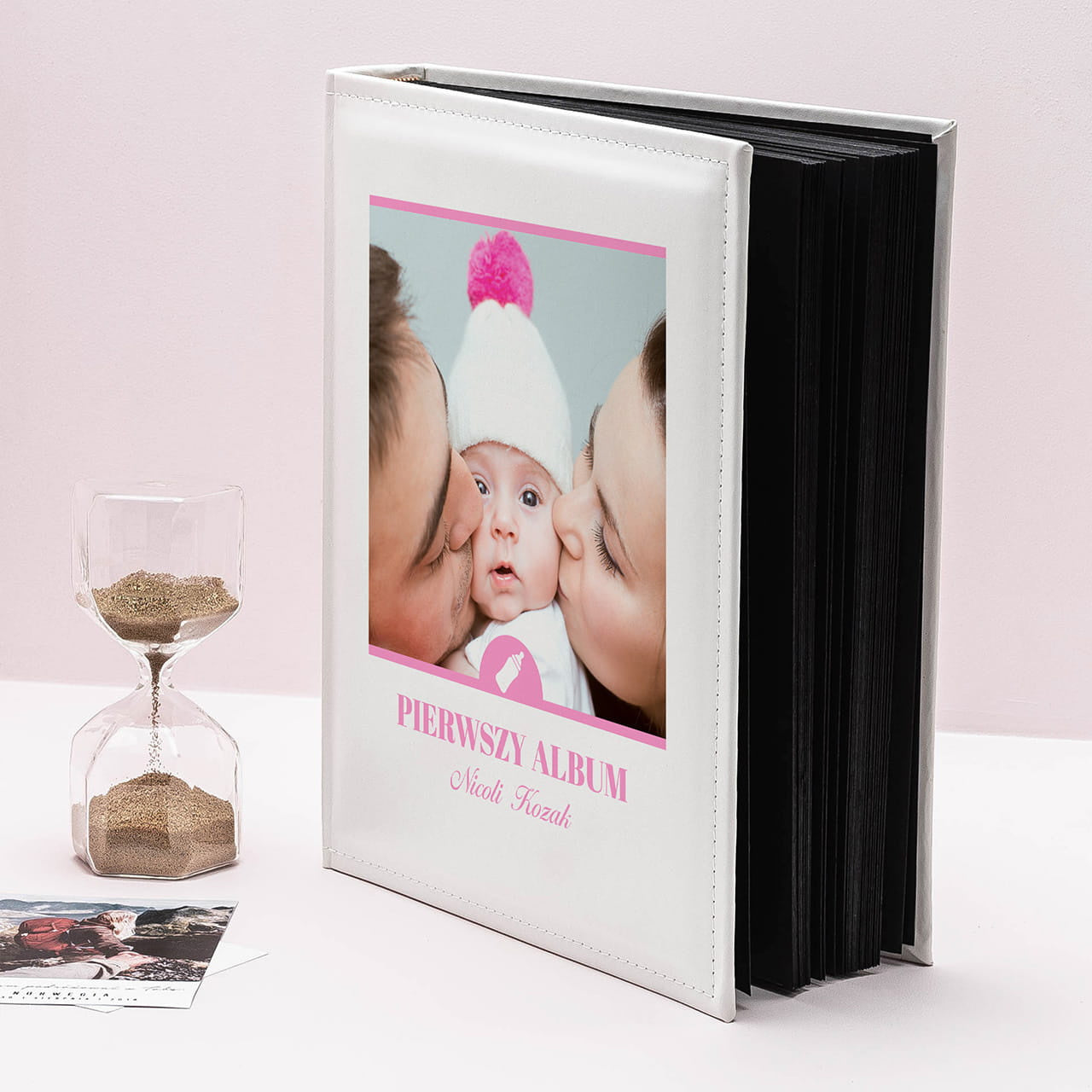 Album fotograficzny - prezent na narodziny dziewczynki album dla dziewczynki prezent dla młodych rodziców