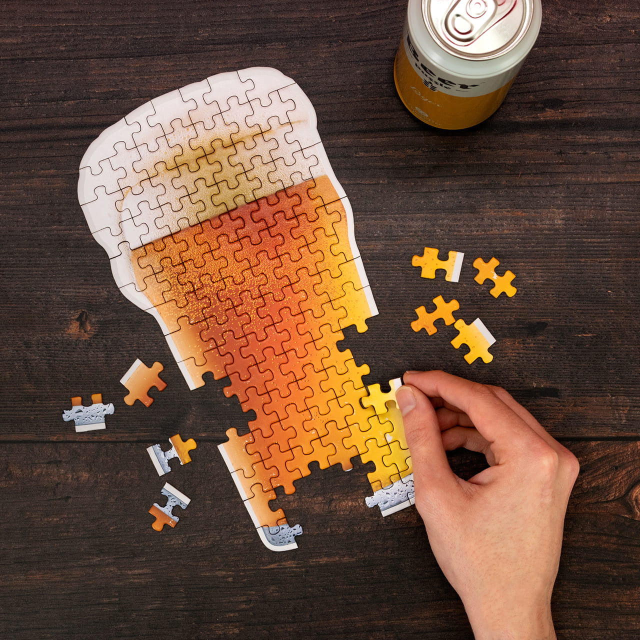 Śmieszne puzzle piwo - upominek dla piwosza prezent dla piwosza prezent na urodziny dla niego