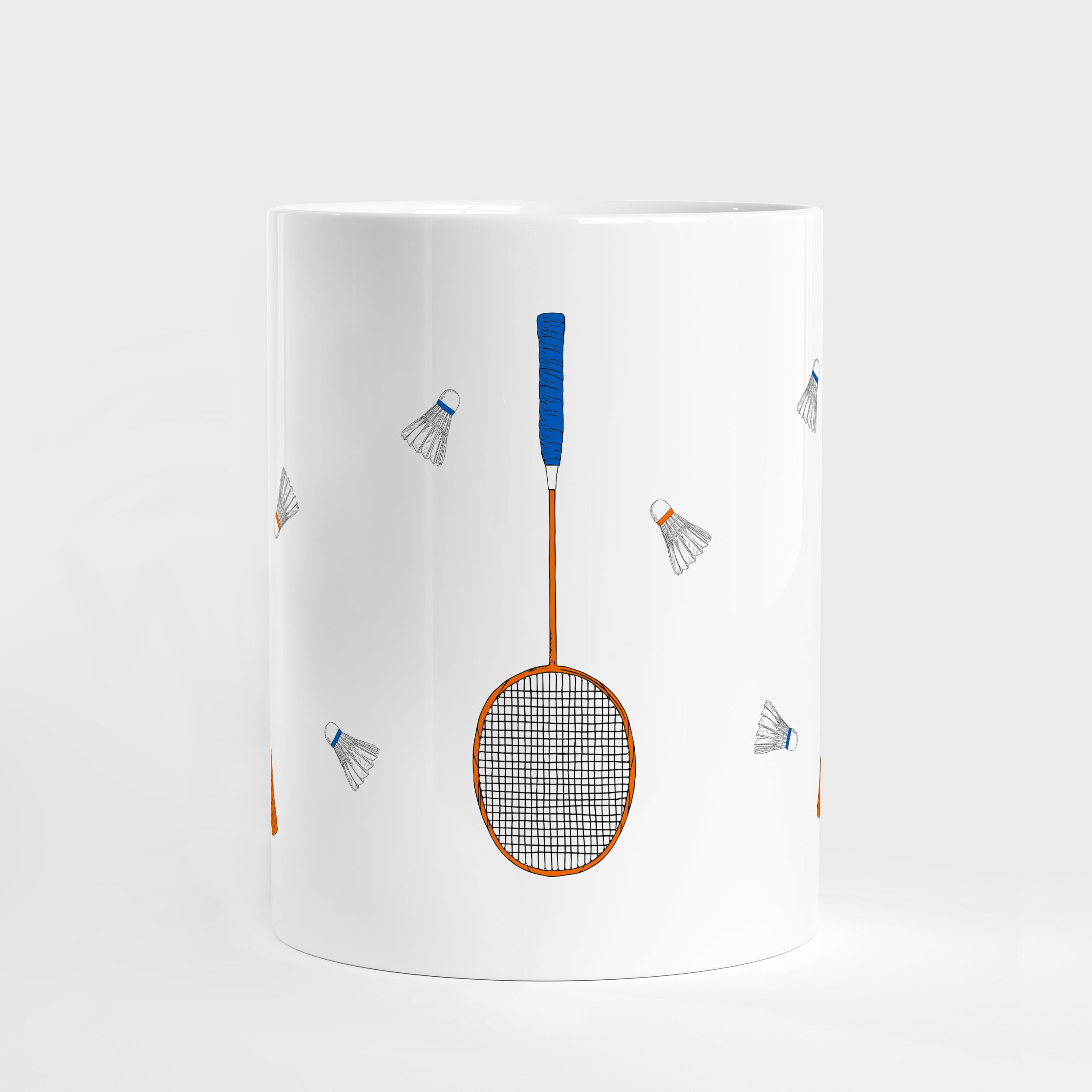 Personalizowany kubek dla nastolatka - prezent dla miłośnika gry w badminton kubek sportowy