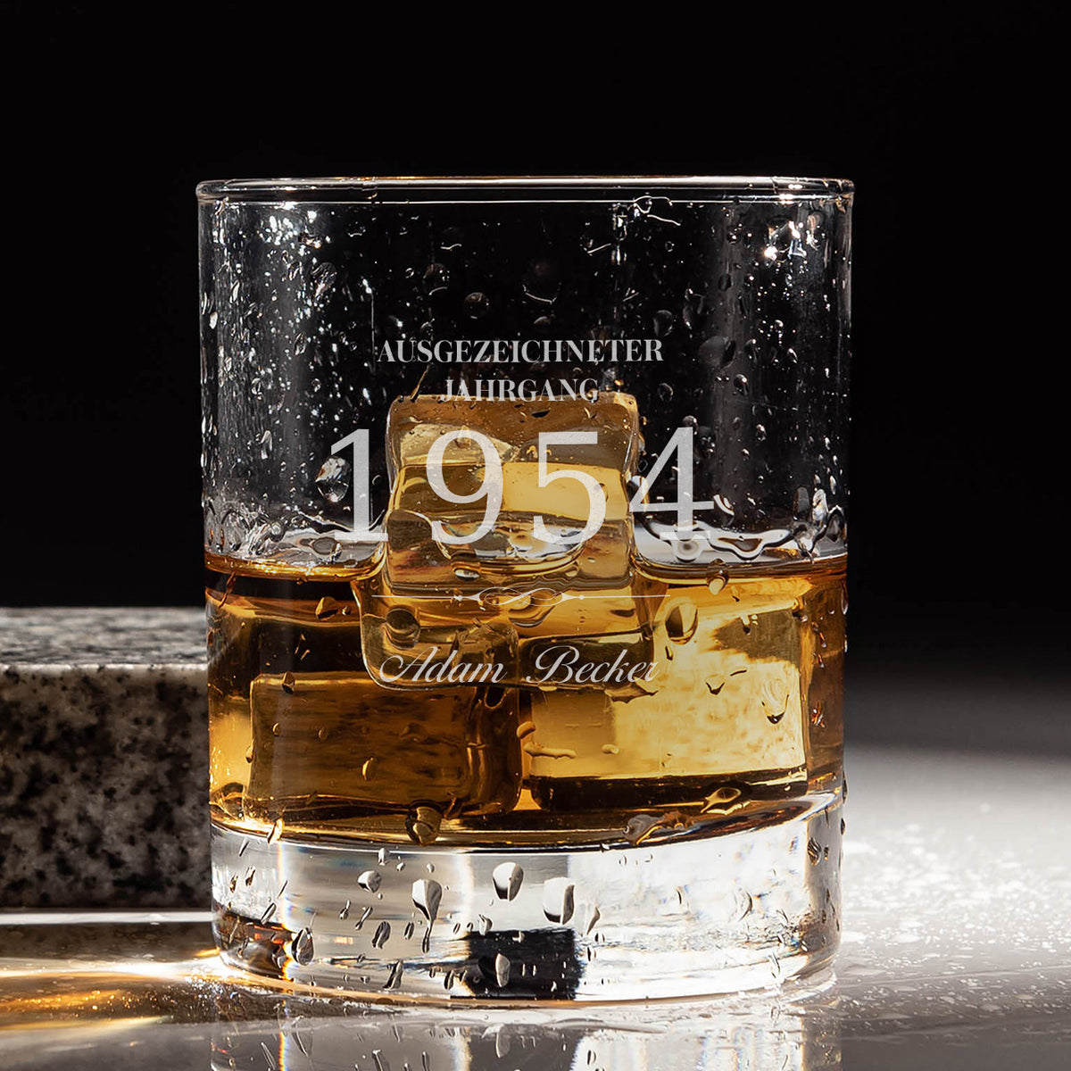 Whiskyglas AUSGEZEICHNETER JAHRGANG Geburtstagsgeschenk
