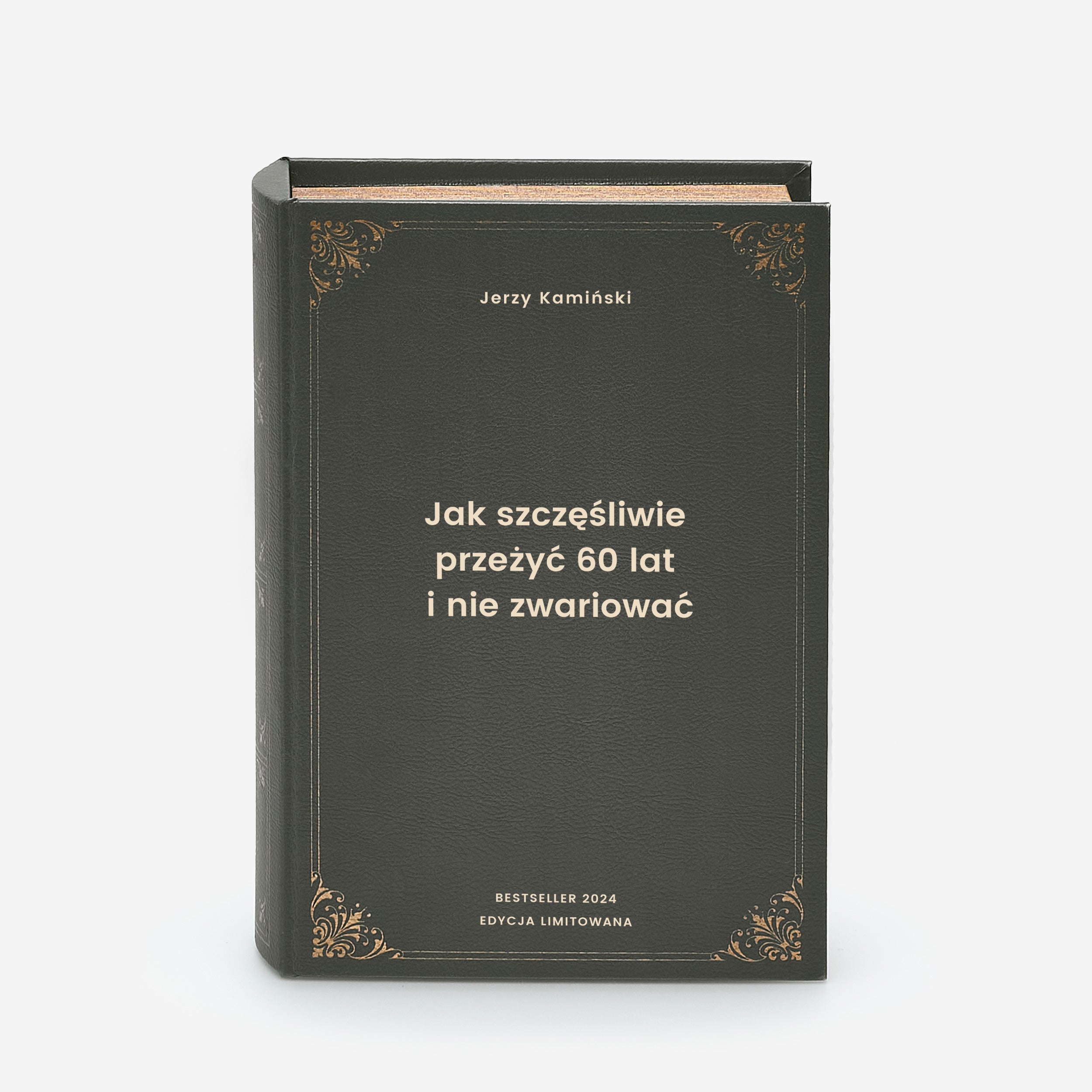 Pudełko książka na 60 urodziny