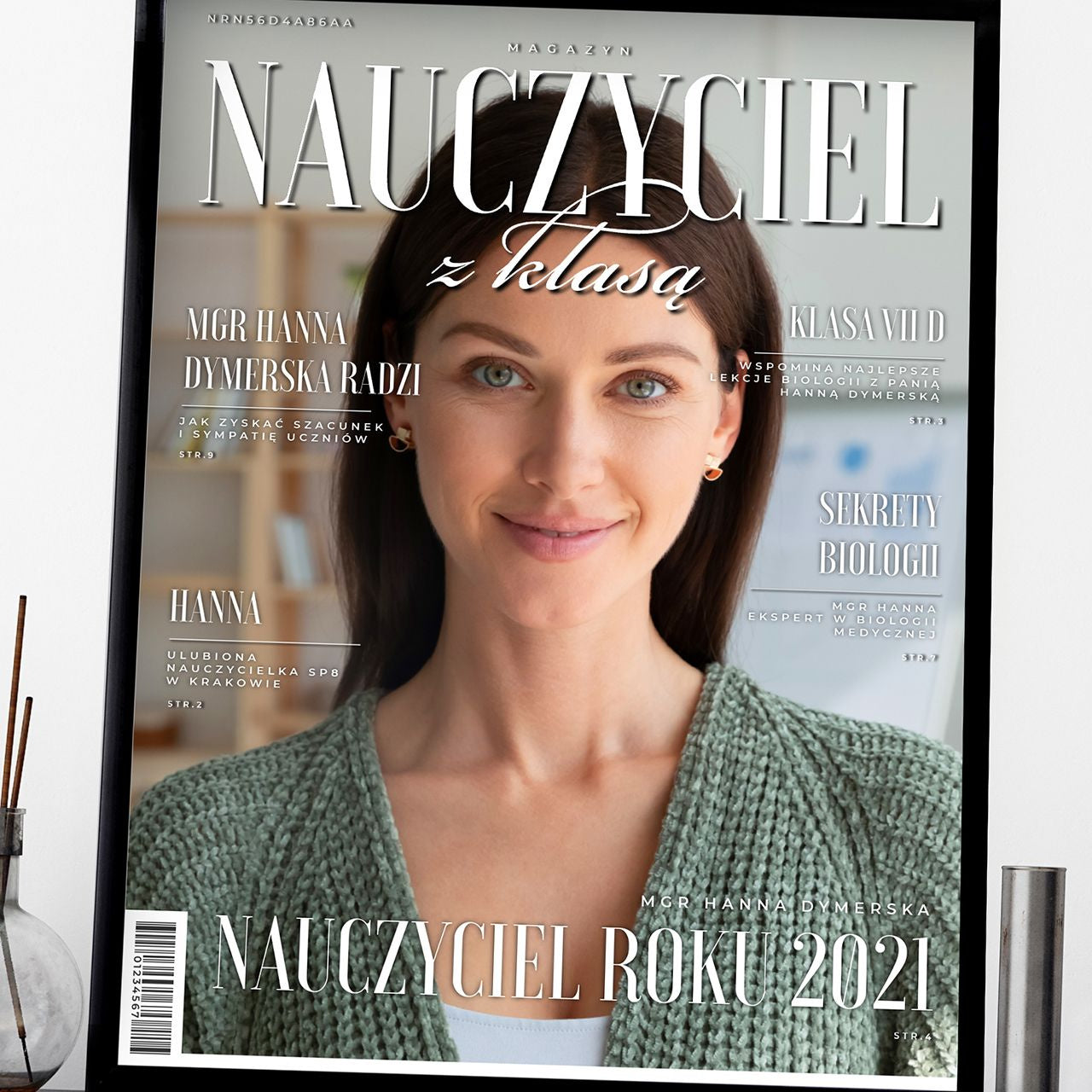 Personalizowany plakat dla nauczyciela -Nauczyciel z klasą