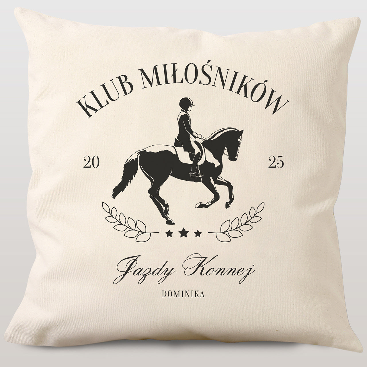 Poduszka dla jeźdźca pomysł na prezent dla jeźdźca poduszka z nadrukiem