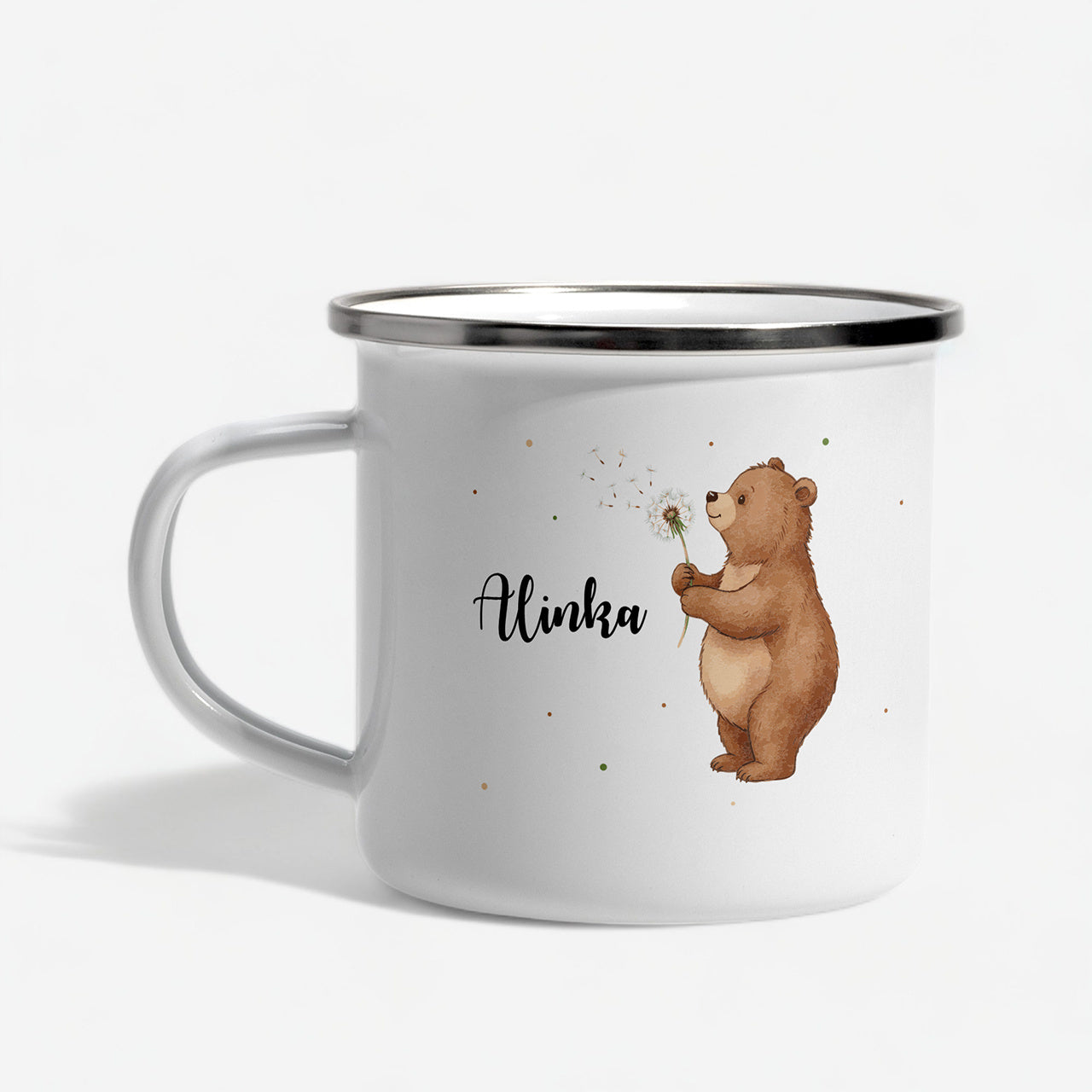 Personalizowany kubek z misiem - prezent dla dziecka kubek z nadrukiem dla dziecka upominek dla dziecka