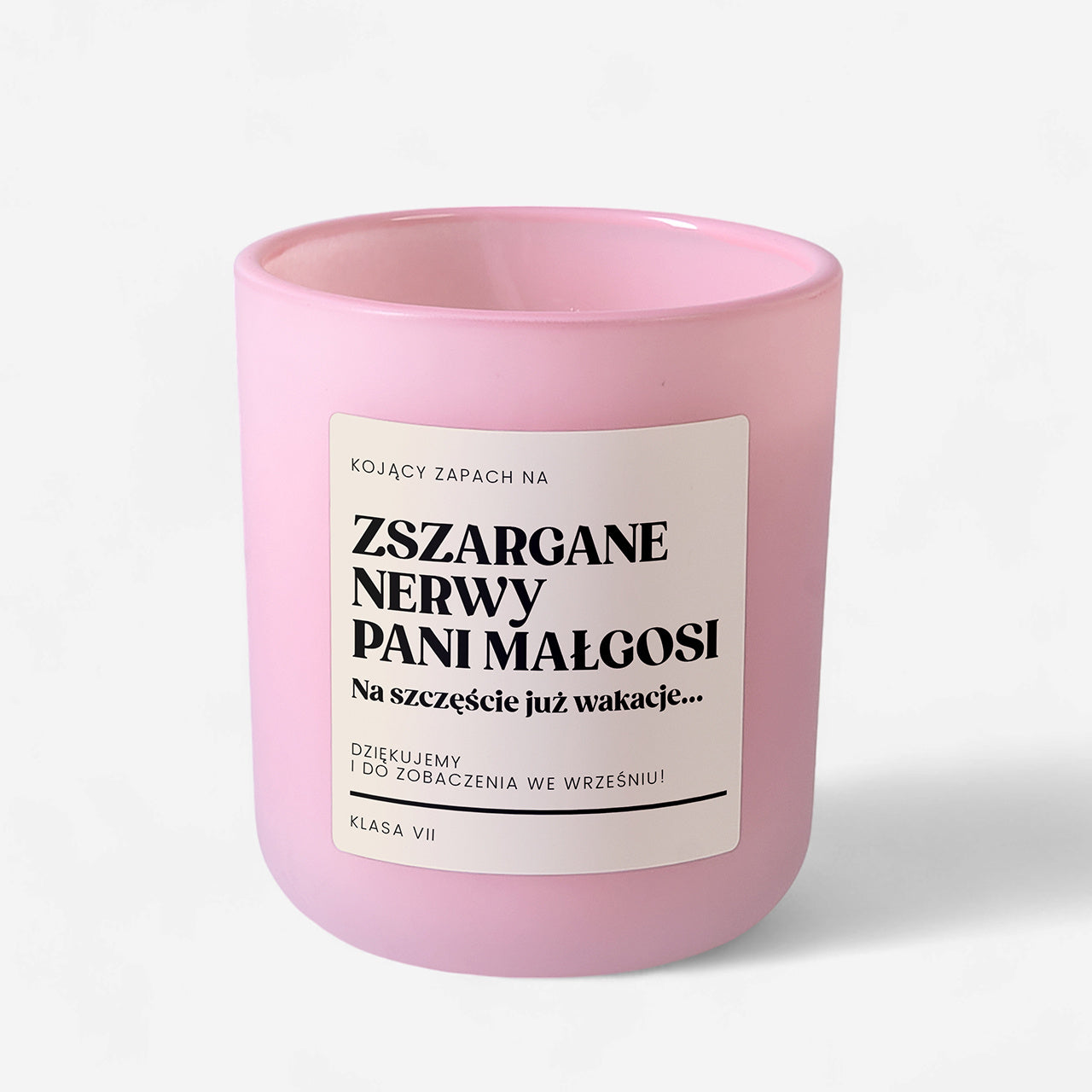 Świeczka dla wychowawczyni na koniec roku szkolnego