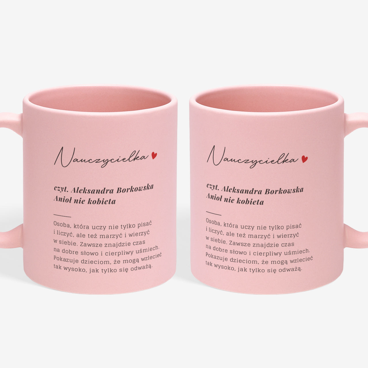 Personalizowany kubek Definicja - prezent dla nauczycielki na Dzień Nauczyciela kubek dla nauczycielki 