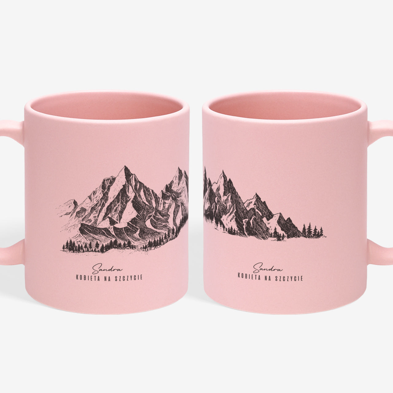 Kubek z górami - prezent dla miłośniczki gór kubek z nadrukiem prezent dla niej dla przyjaciółki