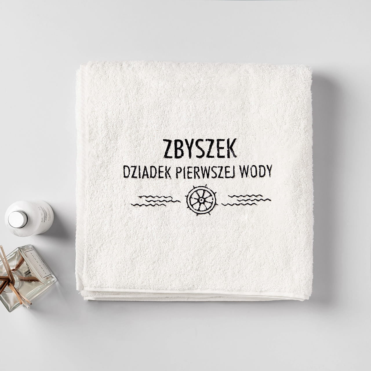 Haftowany ręcznik dla Dziadka ręcznik na Dzień Dziadka prezent dla dziadka prezent na Dzień Dziadka