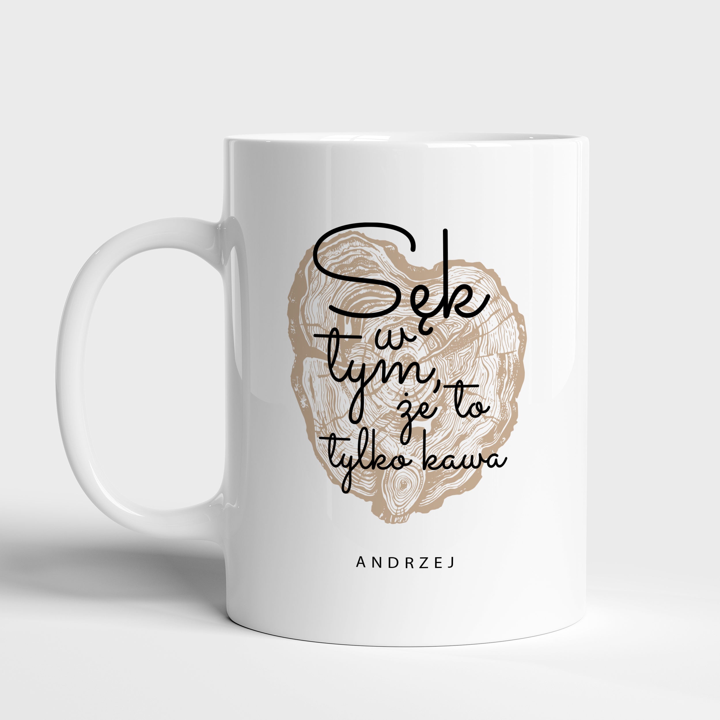 Kubek dla stolarza - Sek W Tym kubek stolarza prezent dla stolarza personalizowany kubek kubek z nadrukiem