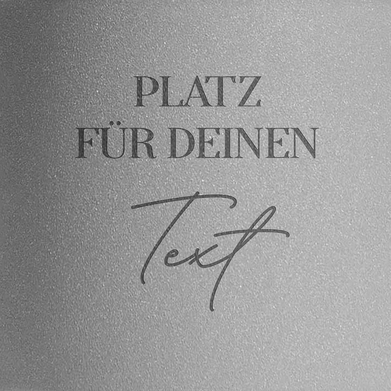 Gravierter Keramik-Blumentopf – Dein Text