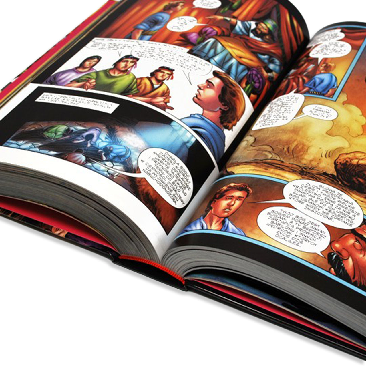 Biblia komiks - prezent dla nastolatka na bierzmowanie biblia dla nastolatka książka religijna dla młodzieży 