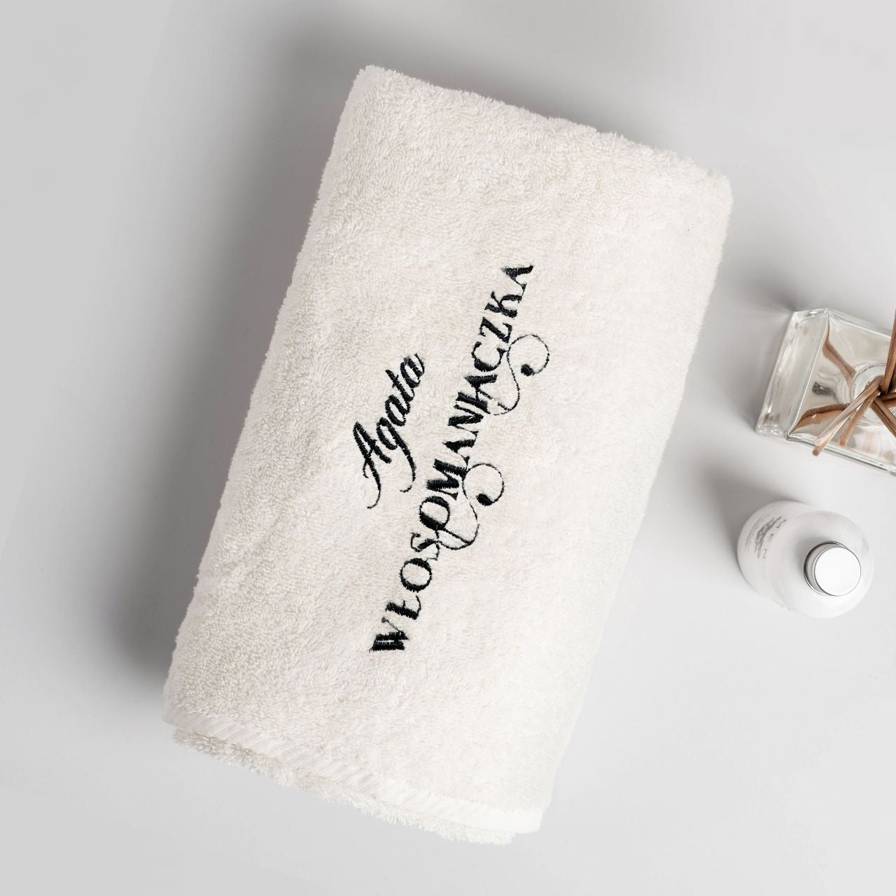 Personalizowany ręcznik dla włosomaniaczki