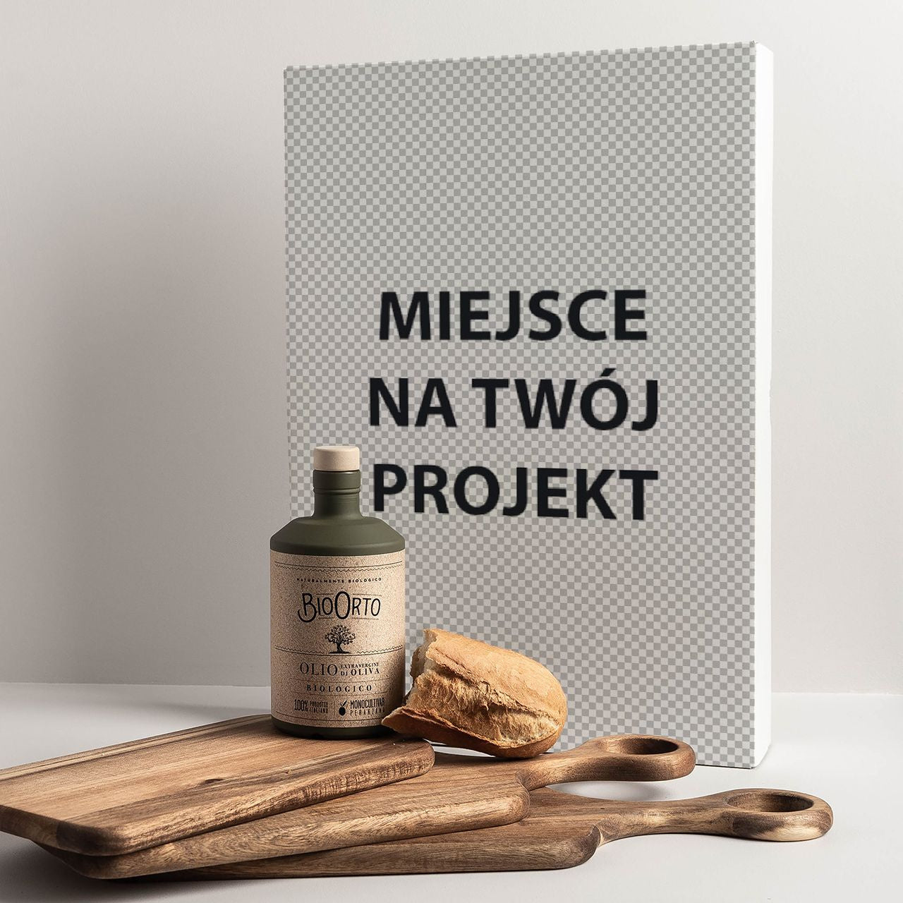 Deska akacjowa i włoska oliwa z Twoim projektem