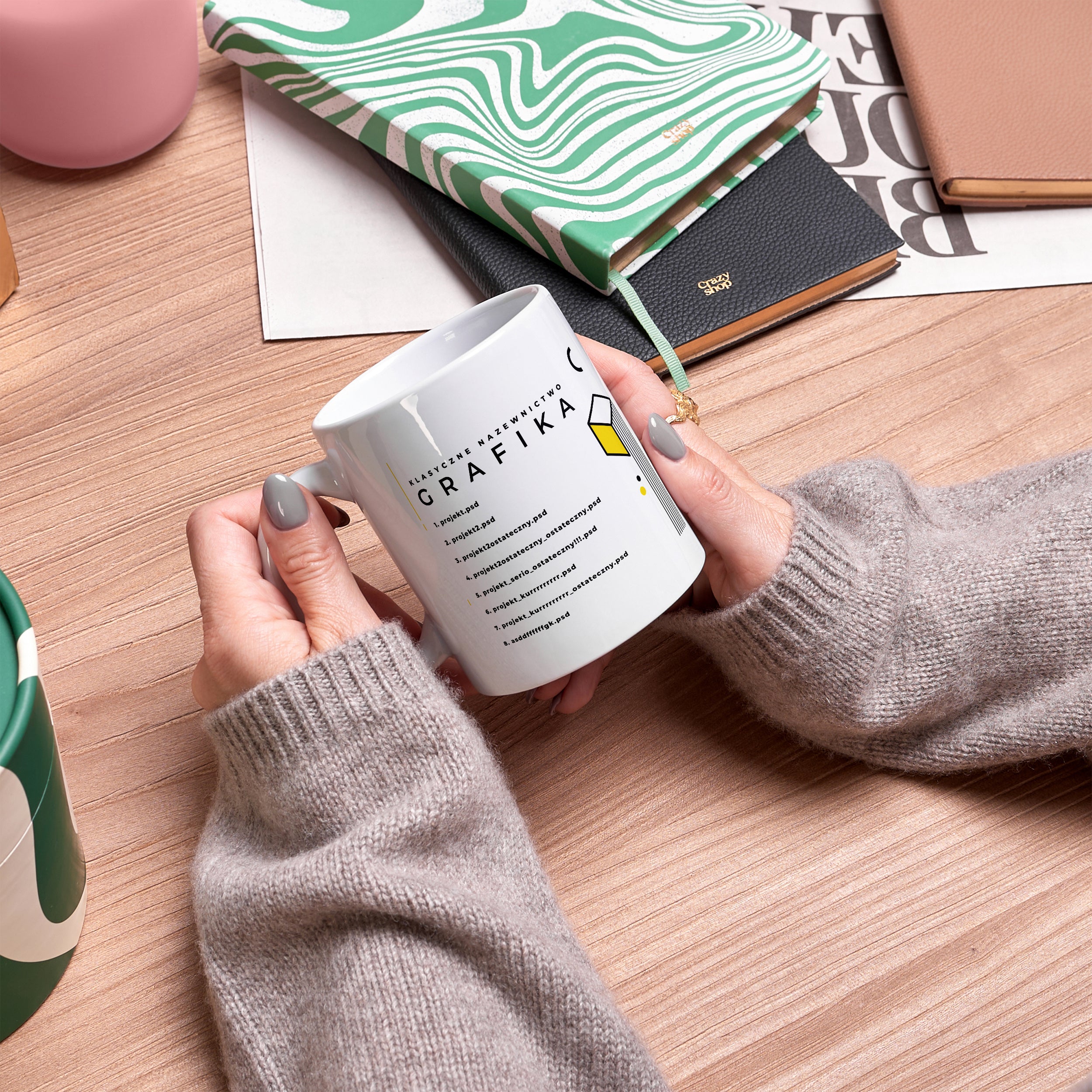 Personalizowany kubek - prezent dla grafika kubek z nadrukiem kubek personalizowany gadżet dla grafika