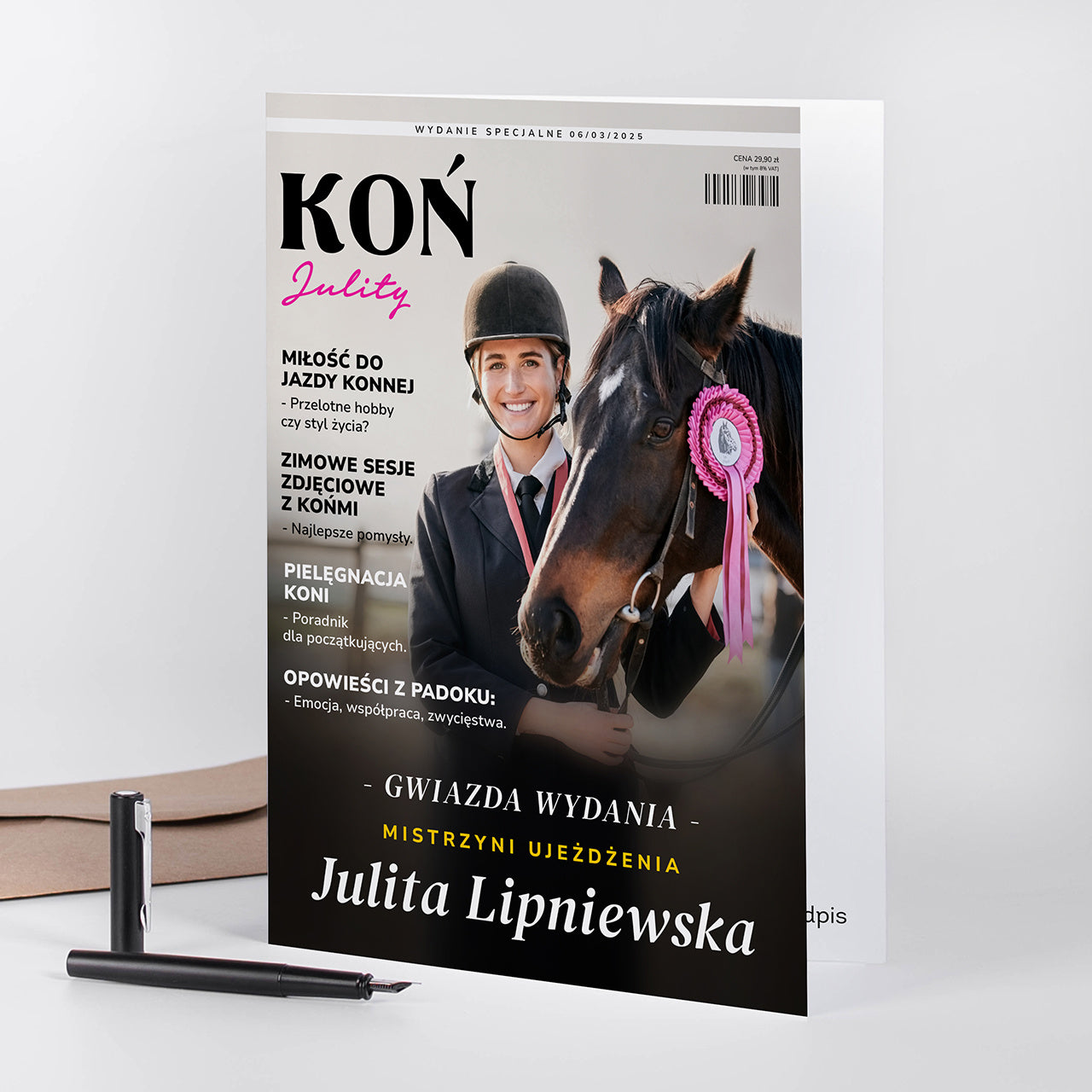 Personalizowana kartka dla koniary