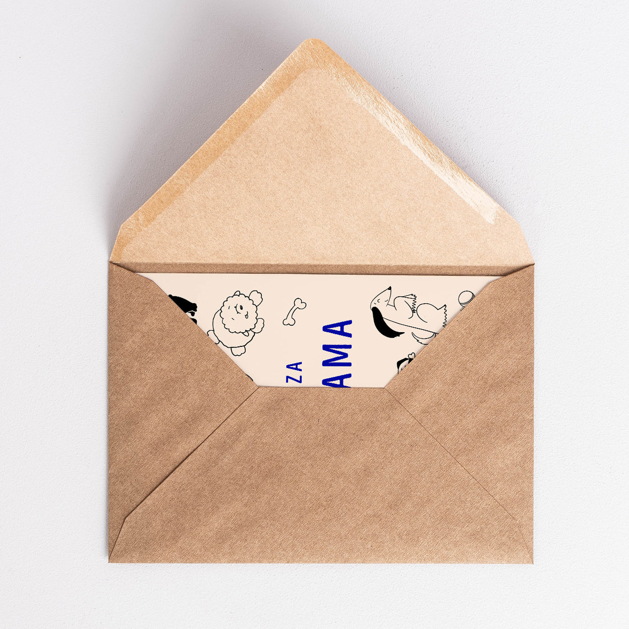 Kartka dla psiary - psia mama prezent dla psiary prezent dla psiej mamy