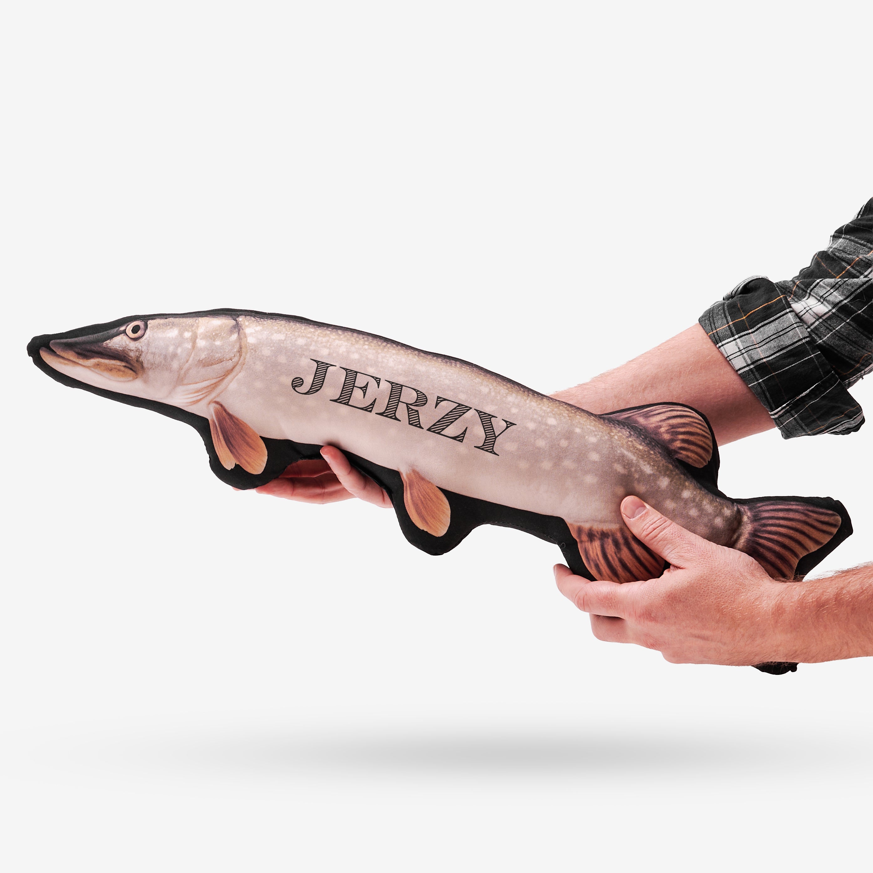 Personalizowana poduszka ryba - prezent dla wędkarza poduszka ryba wędkarski prezent