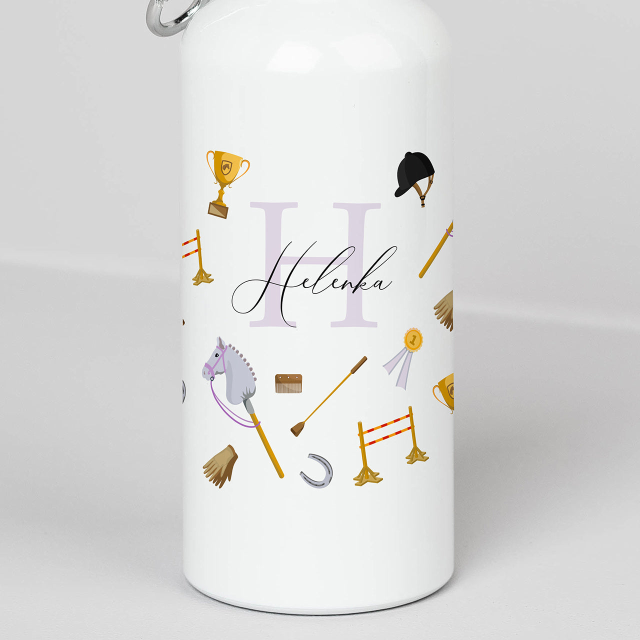 Bidon z nadrukiem - prezent dla miłośniczki hobby horse