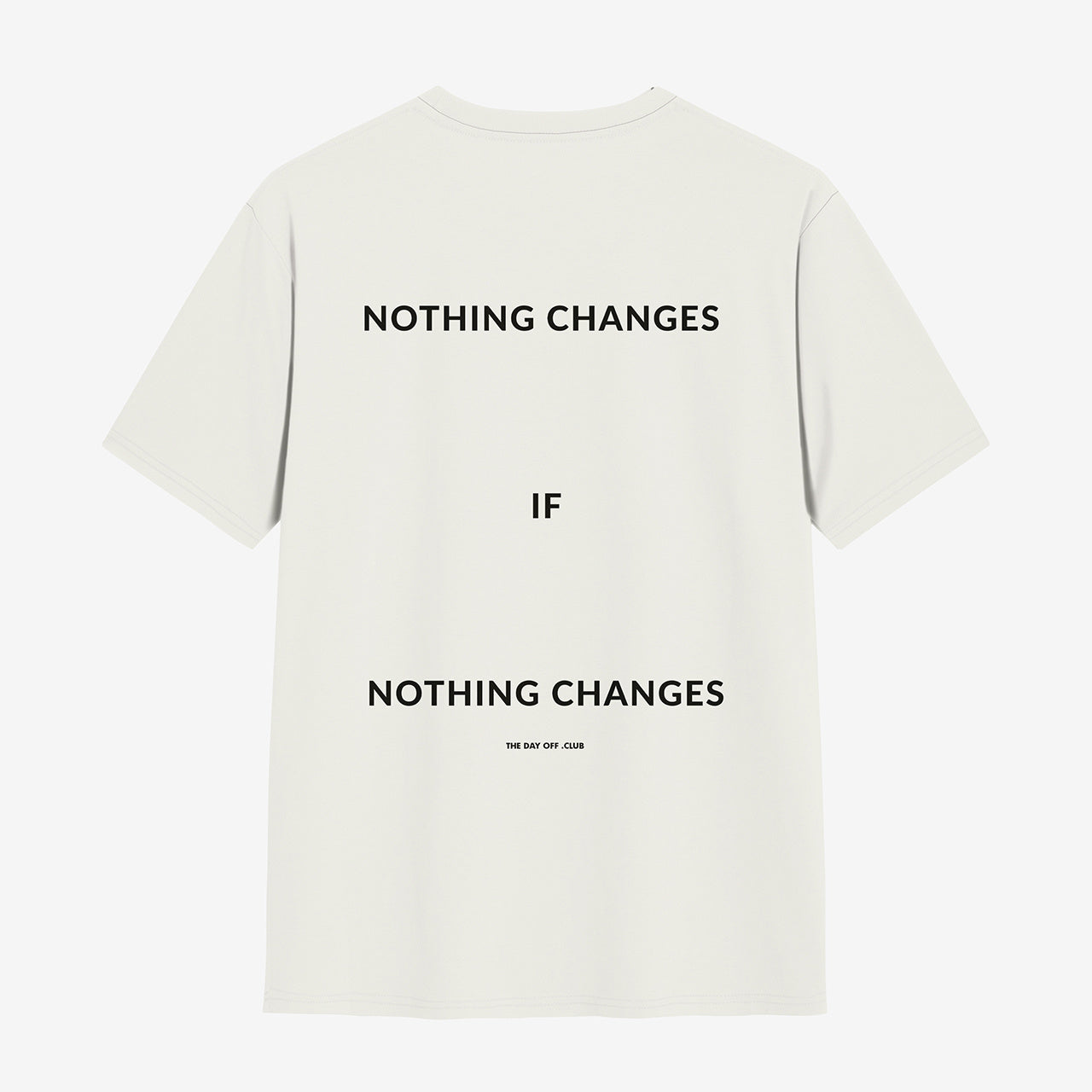 Personalizowana koszulka TheDayOff Nothing Changes L koszulka personalizowana prezent dla niej prezent dla niego