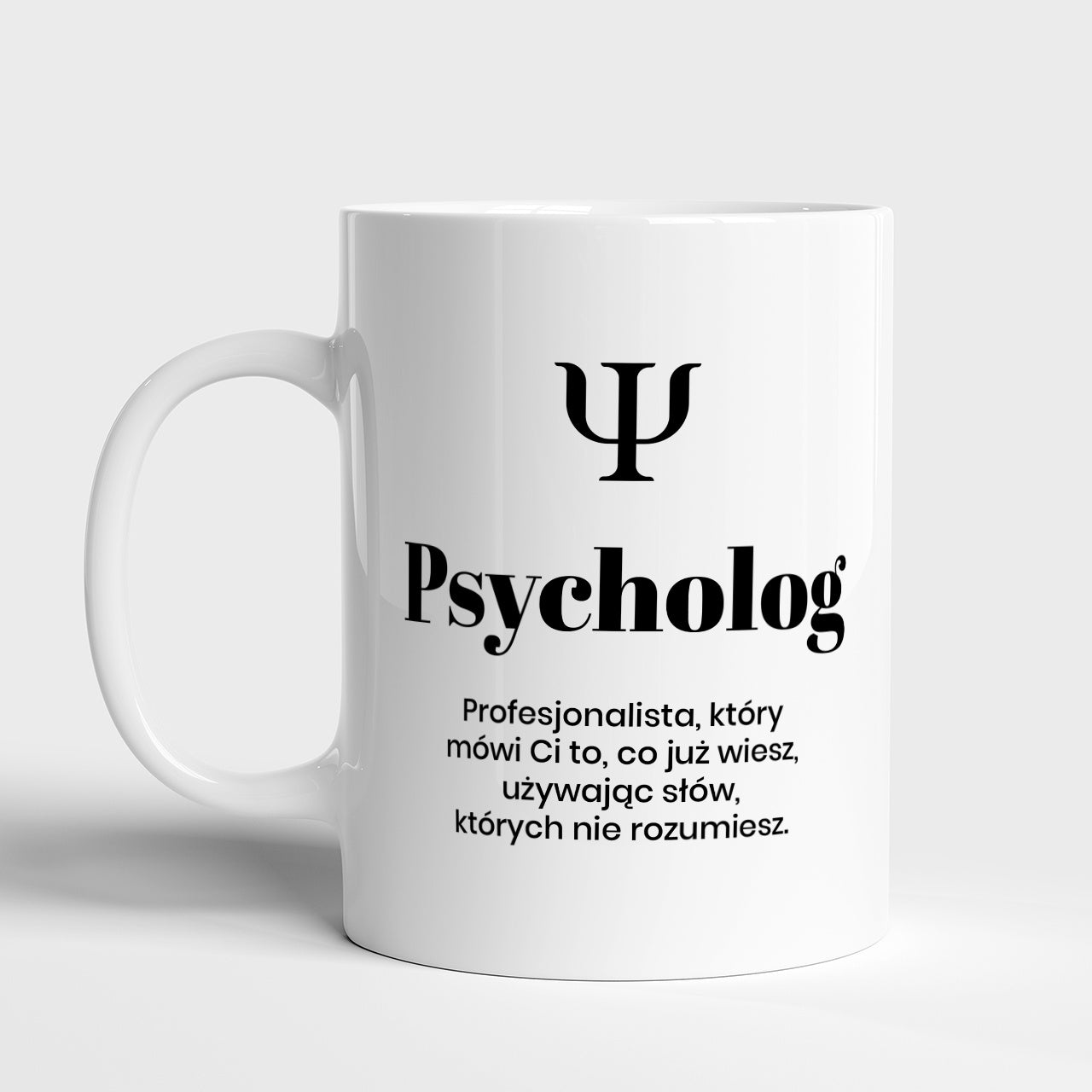 Kubek dla psychologa prezent dla psychologa kubek dla terapeuty upominek dla psychologa prezent dla terapeuty