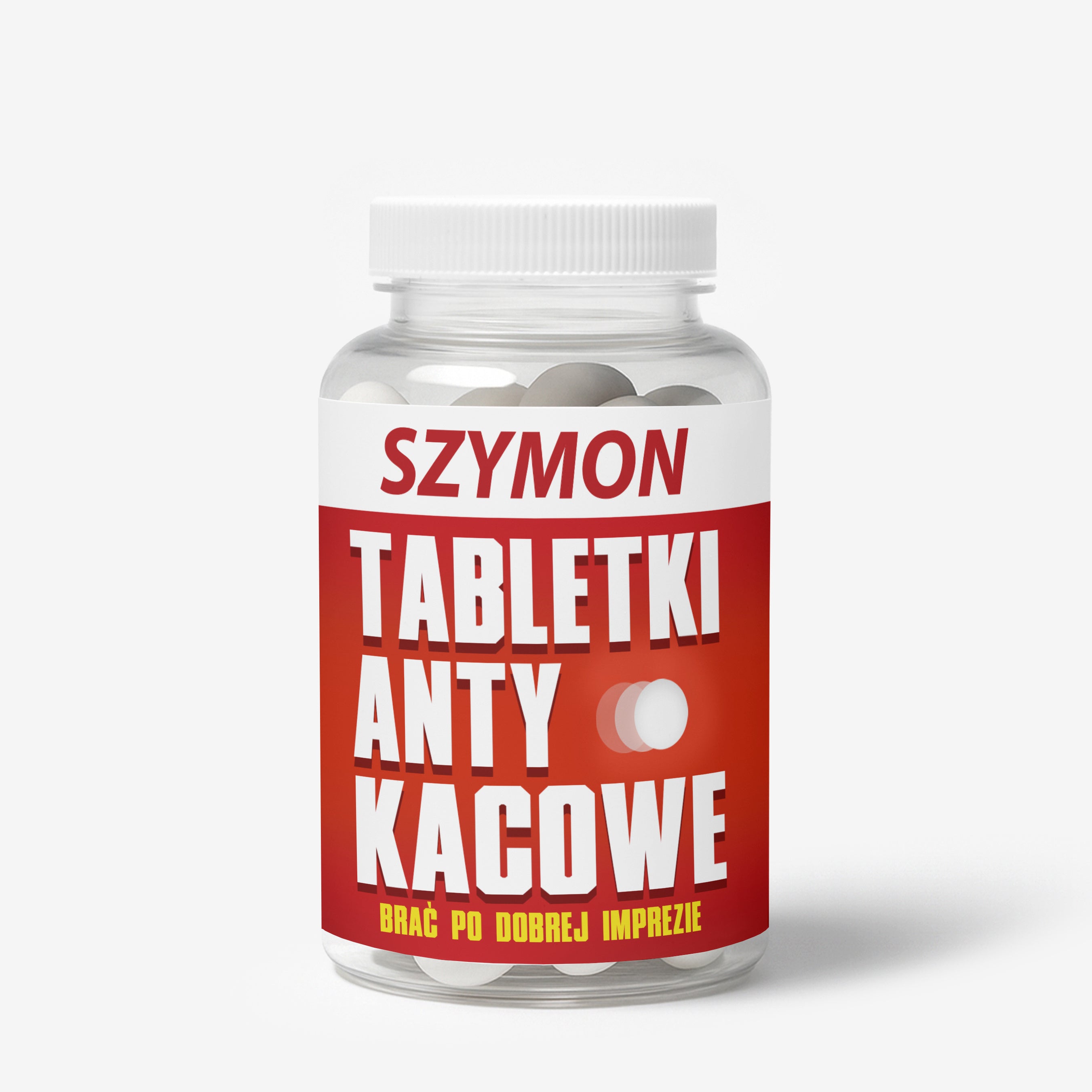 Zestaw cukierków miętowych z etykietą do personalizacji - prezent dla kolegi cukierki miętowe miętowe cukierki