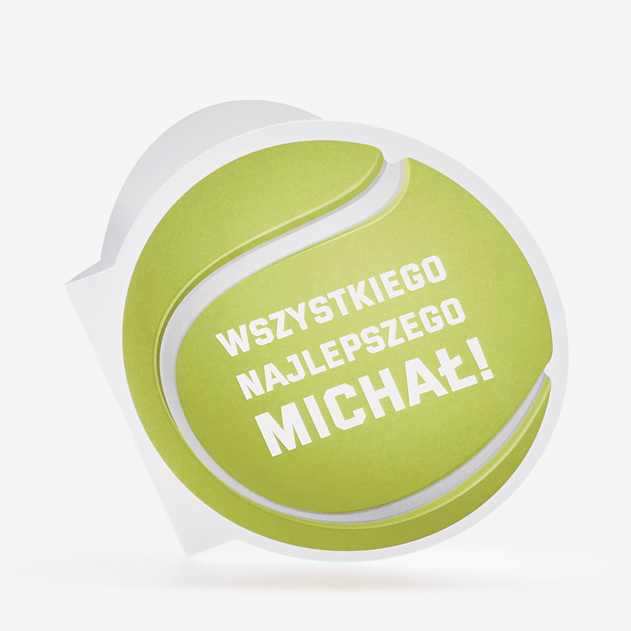 Personalizowana kartka urodzinowa na prezent dla tenisisty