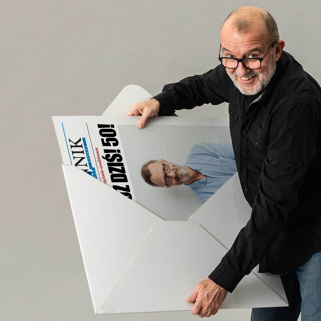 Duża kartka na 50 urodziny - Gazeta Dziennik