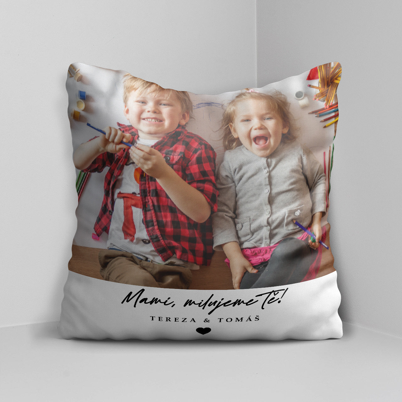 Fotopolštář pro maminku – sentimentální dárek pro maminku