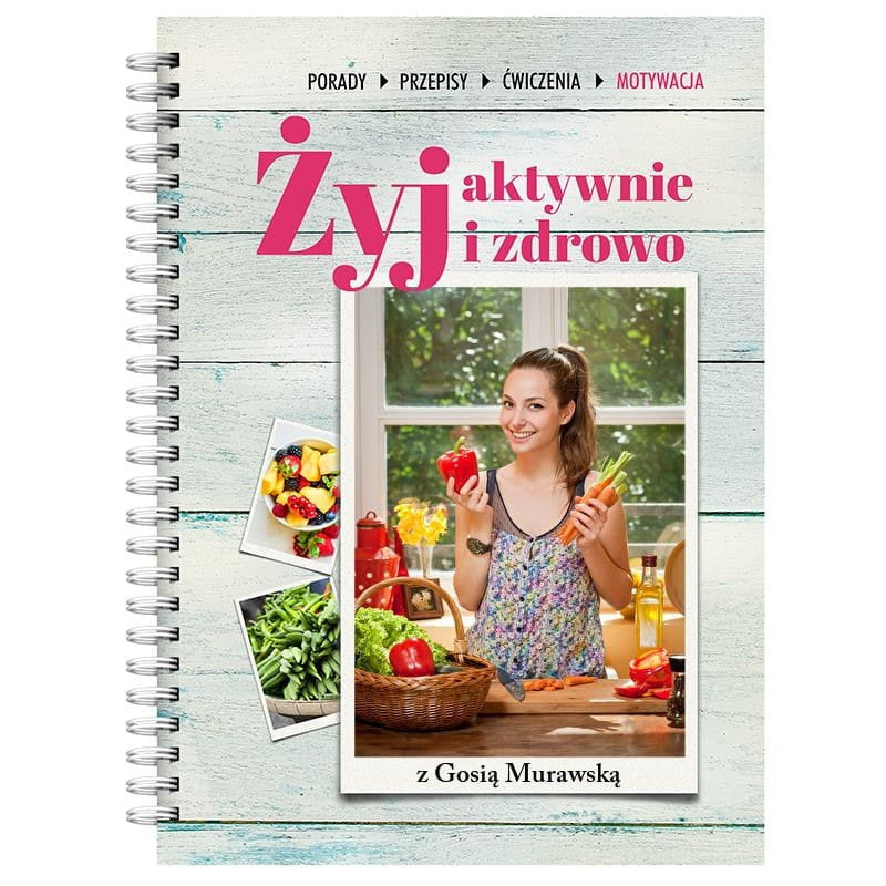 Notatnik dla dietetyka - żyj zdrowo prezent dla fit osoby notatnik dla dietetyka notatnik personalizowany