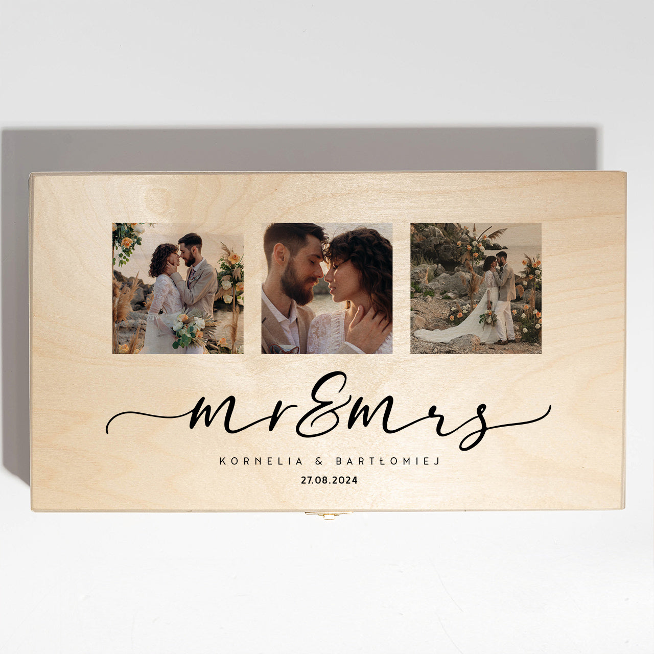 Skrzynka Personalizowana dla pary młodej - mr & mrs
