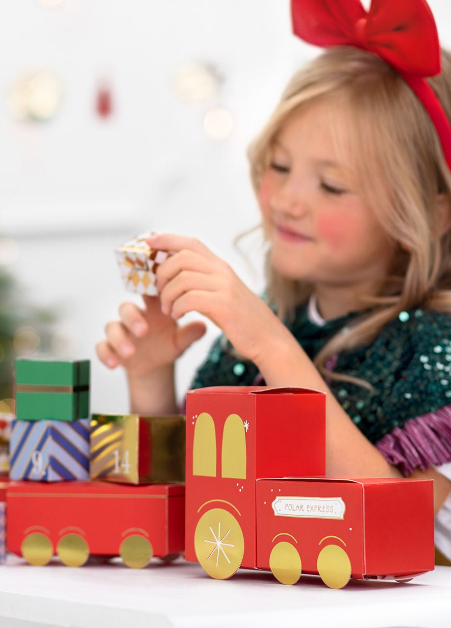 Kalendarz adwentowy dla dziecka Pociąg