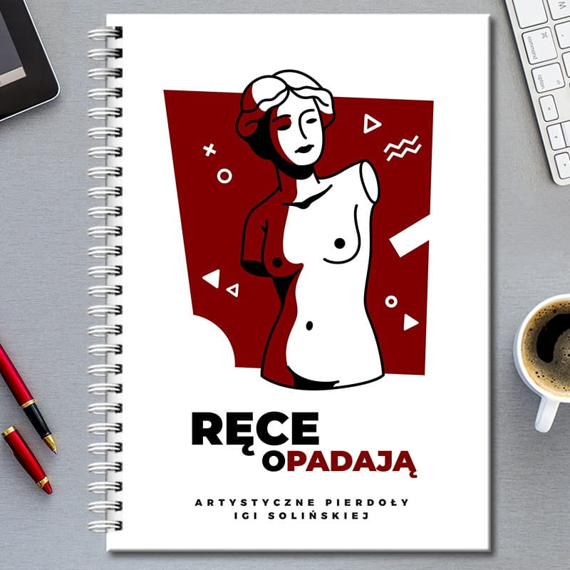 Personalizowany notatnik dla artystki prezent dla artystki prezent dla rzeźbiarki prezent dla osoby kreatywnej