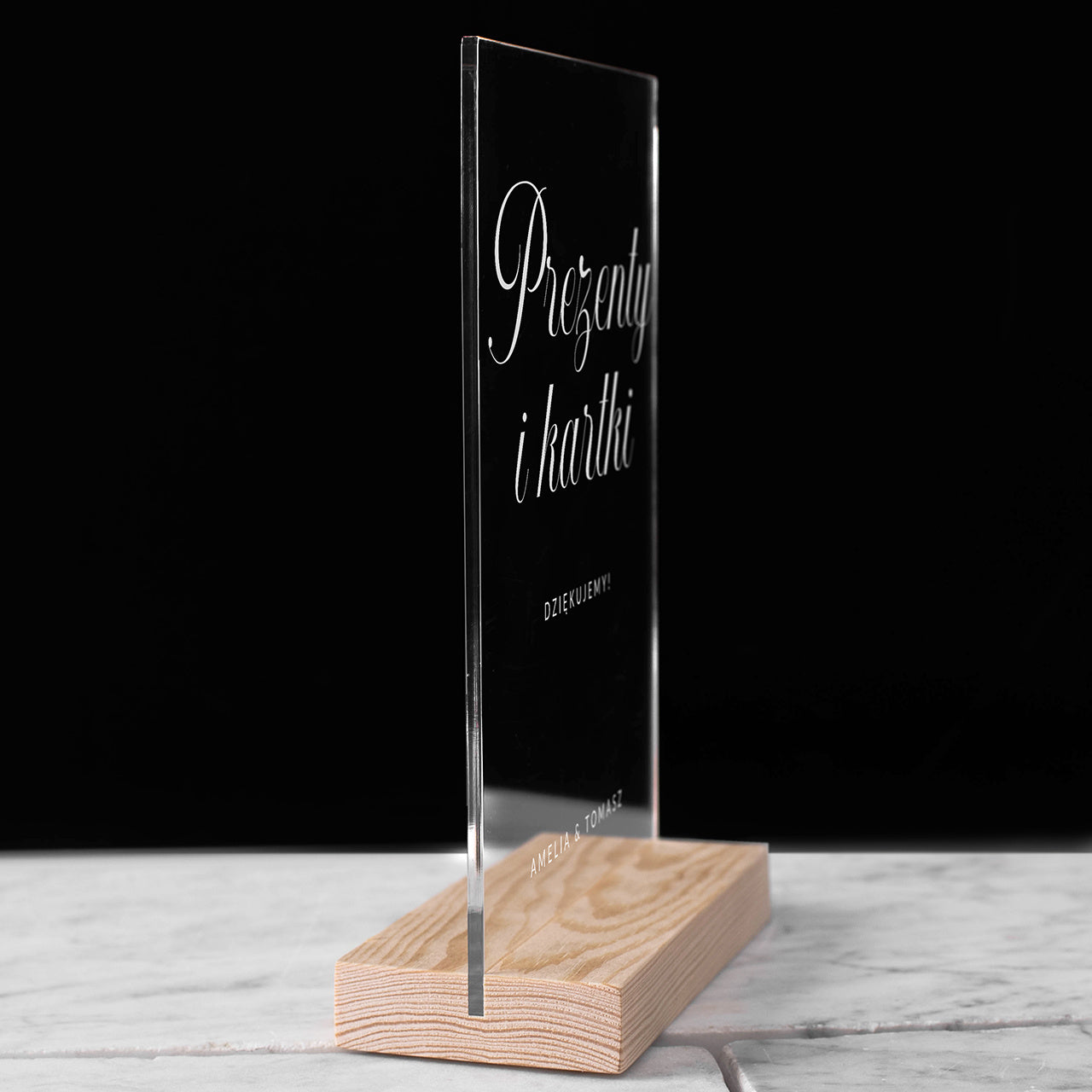 Personalizowana dekoracja weselna