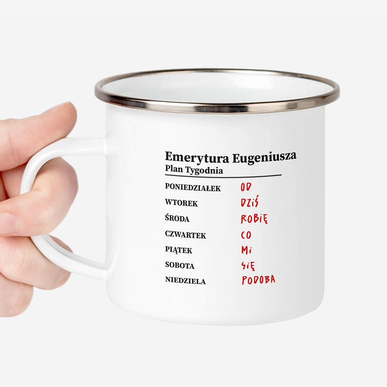 Personalizowany kubek - śmieszny kubek dla emeryta kubek z nadrukiem dla emeryta śmieszny prezent dla emeryta