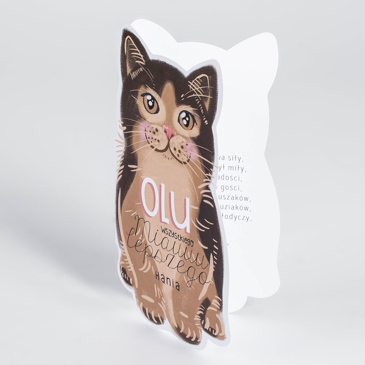 Kartka urodzinowa Kotek - pomysł na prezent dla kociary