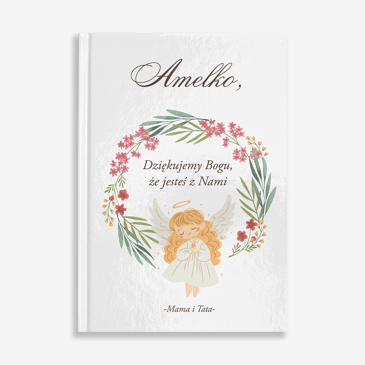Biblia na chrzest dla dziewczynki - pamiątka chrztu świętego Biblia personalizowana prezent na Chrzest dla dziewczynki
