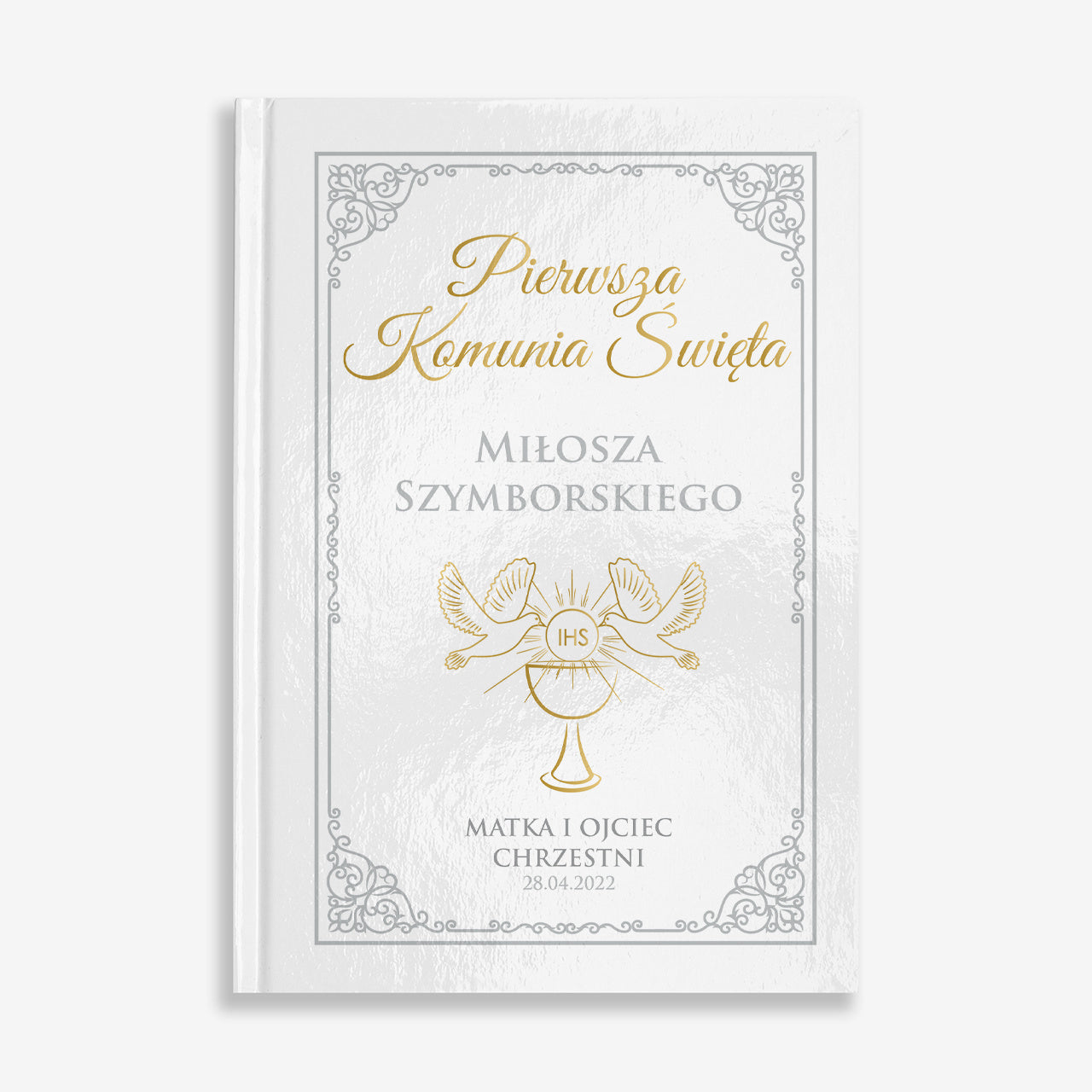 Biblia z imieniem na Komunię Świętą biblia na Komunię pamiątka Komunii Świętej