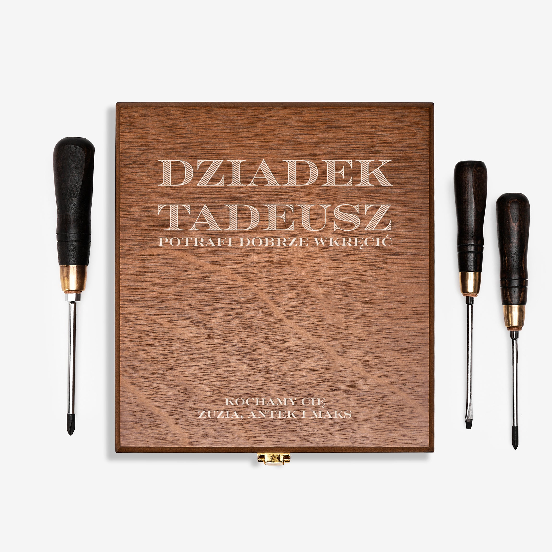 Zestaw narzędzi w skrzynce - elegancki i praktyczny prezent dla dziadka