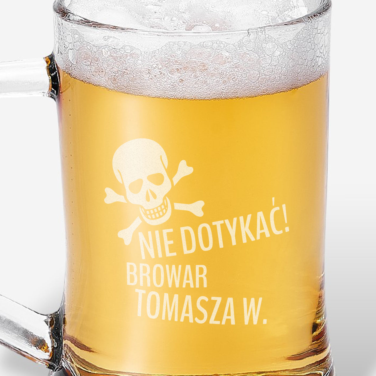Kufel ze śmiesznym grawerem - prezent na Dzień Chłopaka