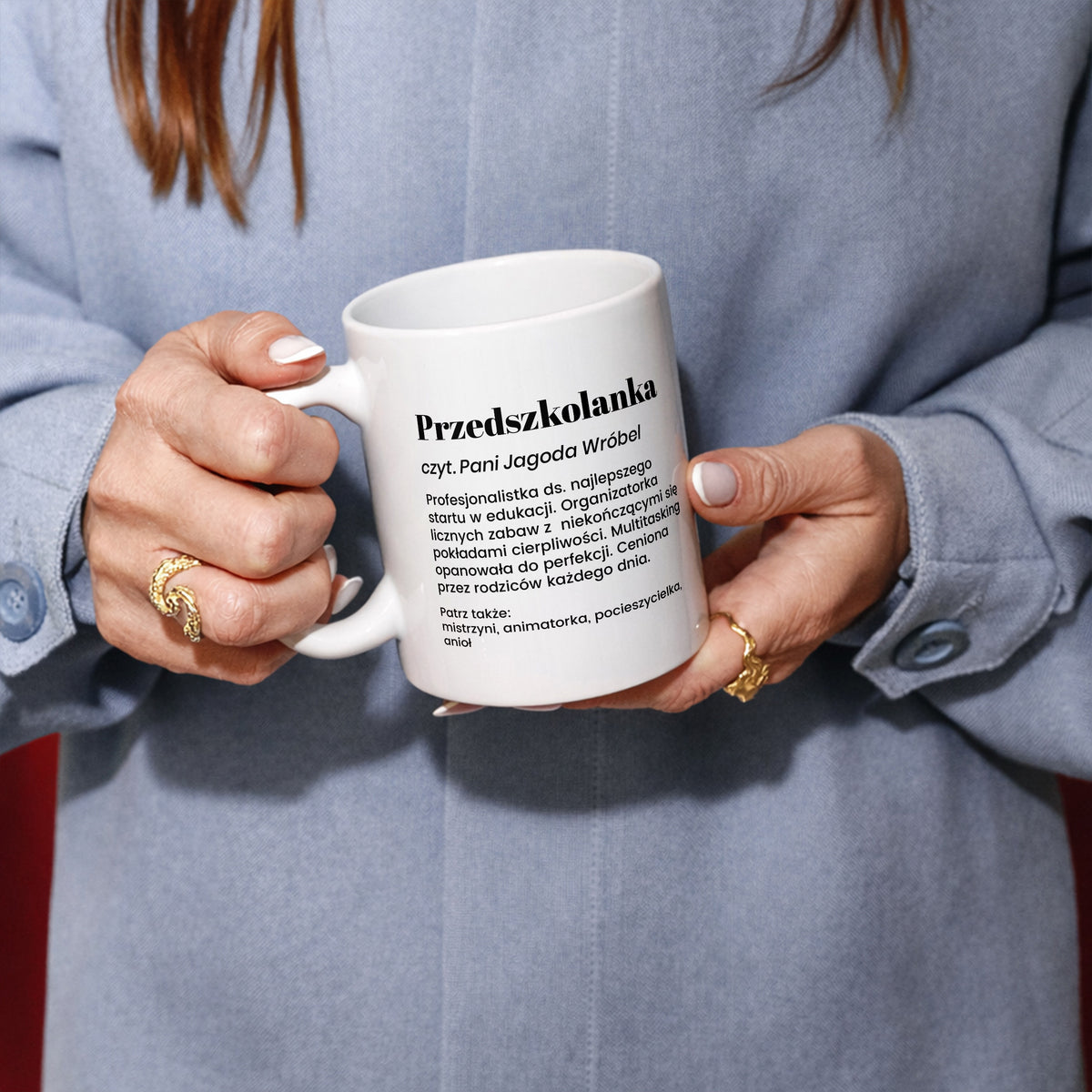 Śmieszny kubek dla przedszkolanki - prezent na zakończenie przedszkola 