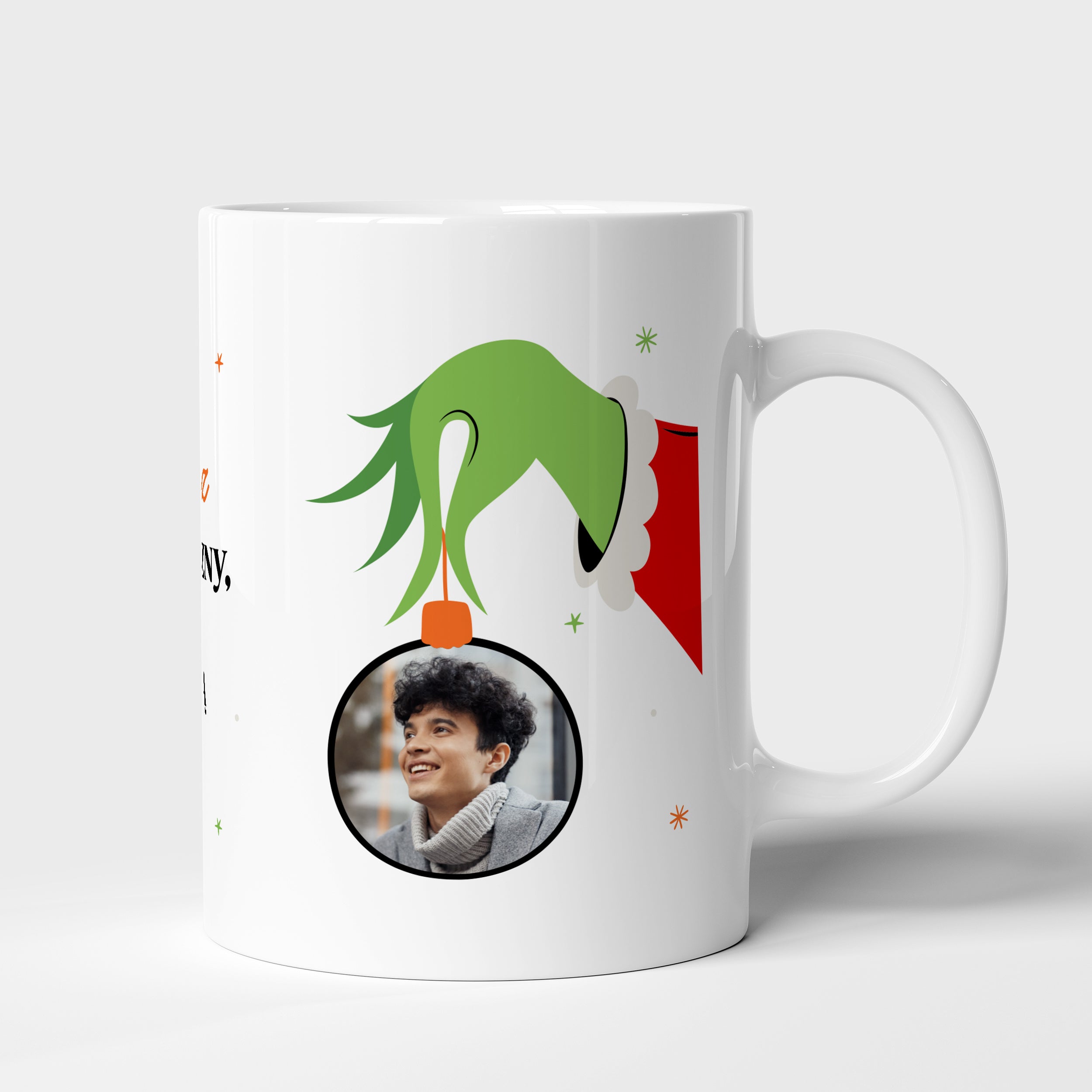 Kubek świąteczny ze zdjęciem dla chłopaka pod choinkę – niegrzeczny prezent pod choinkę dla chłopaka