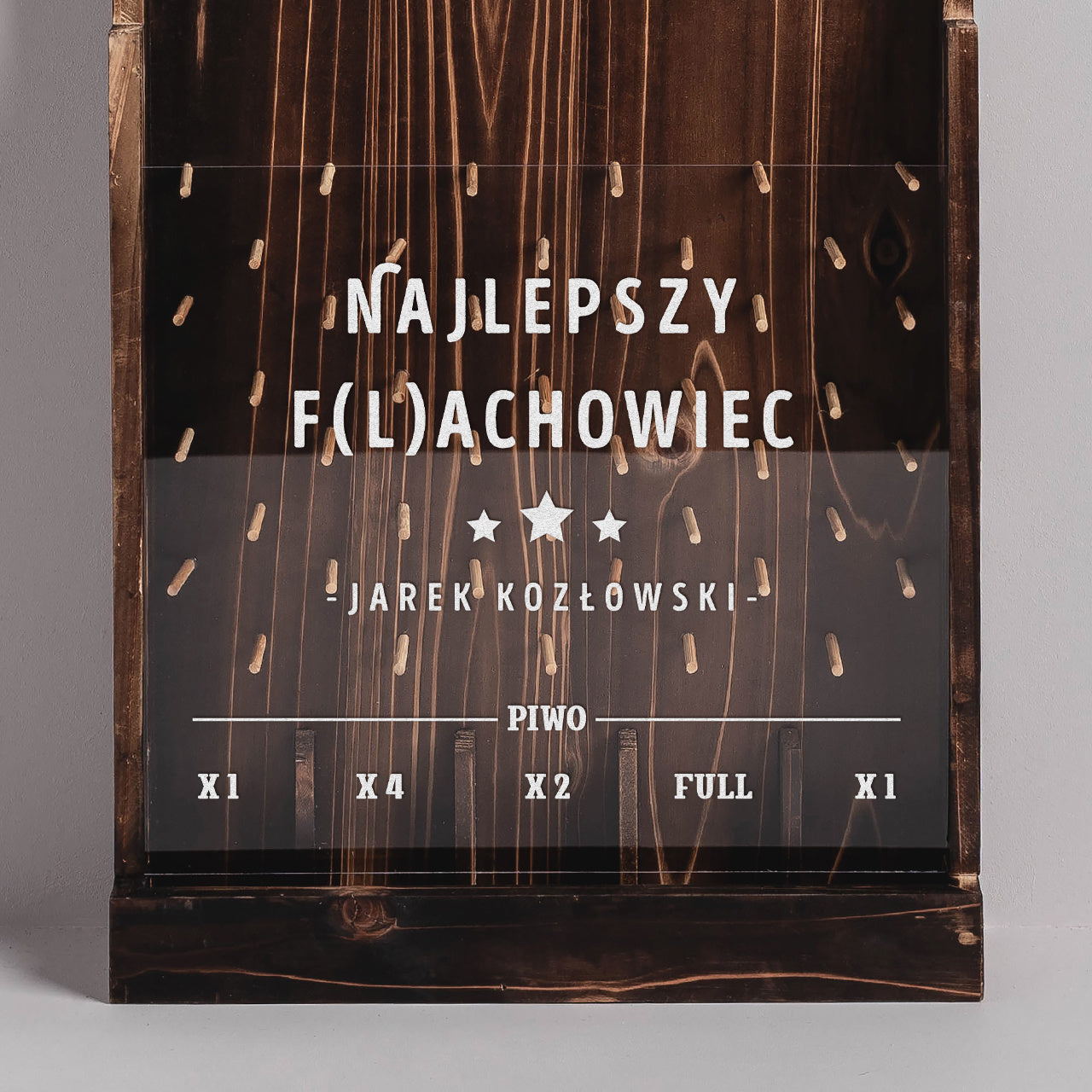 Personalizowany otwieracz z pojemnikiem na kapsle dla fachowca