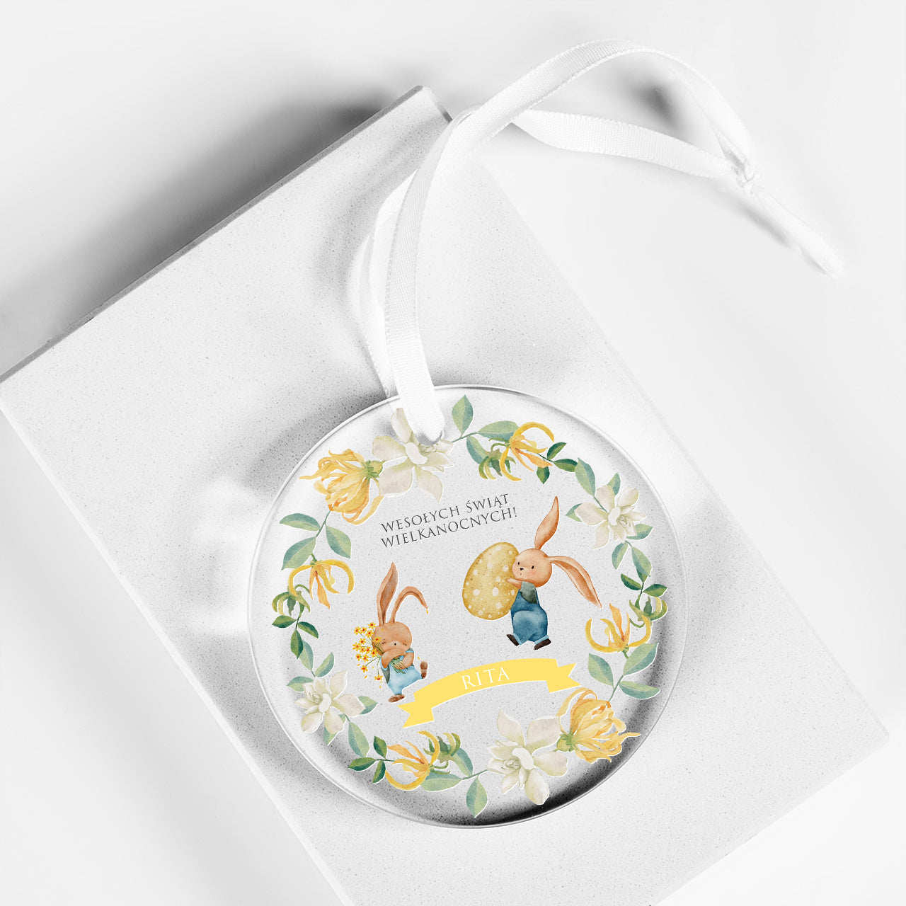 Personalizowana zawieszka wielkanocna - upominek dla dziecka