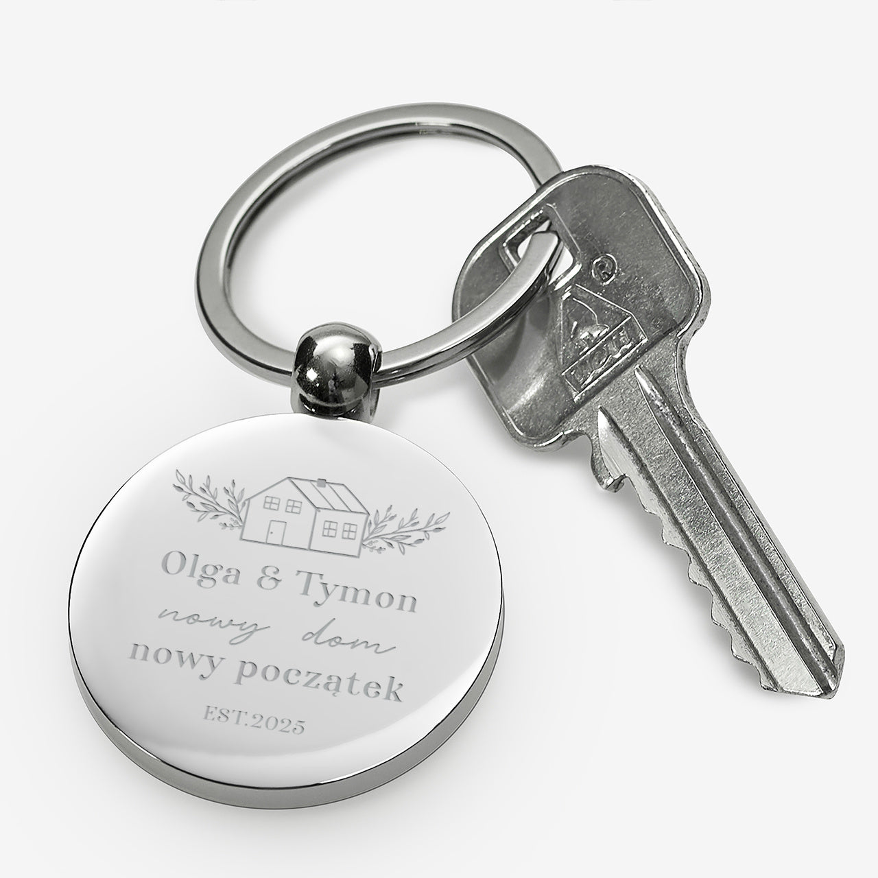 Brelok na prezent do nowego domu prezent na nowy dom brelok personalizowany do nowego domu 