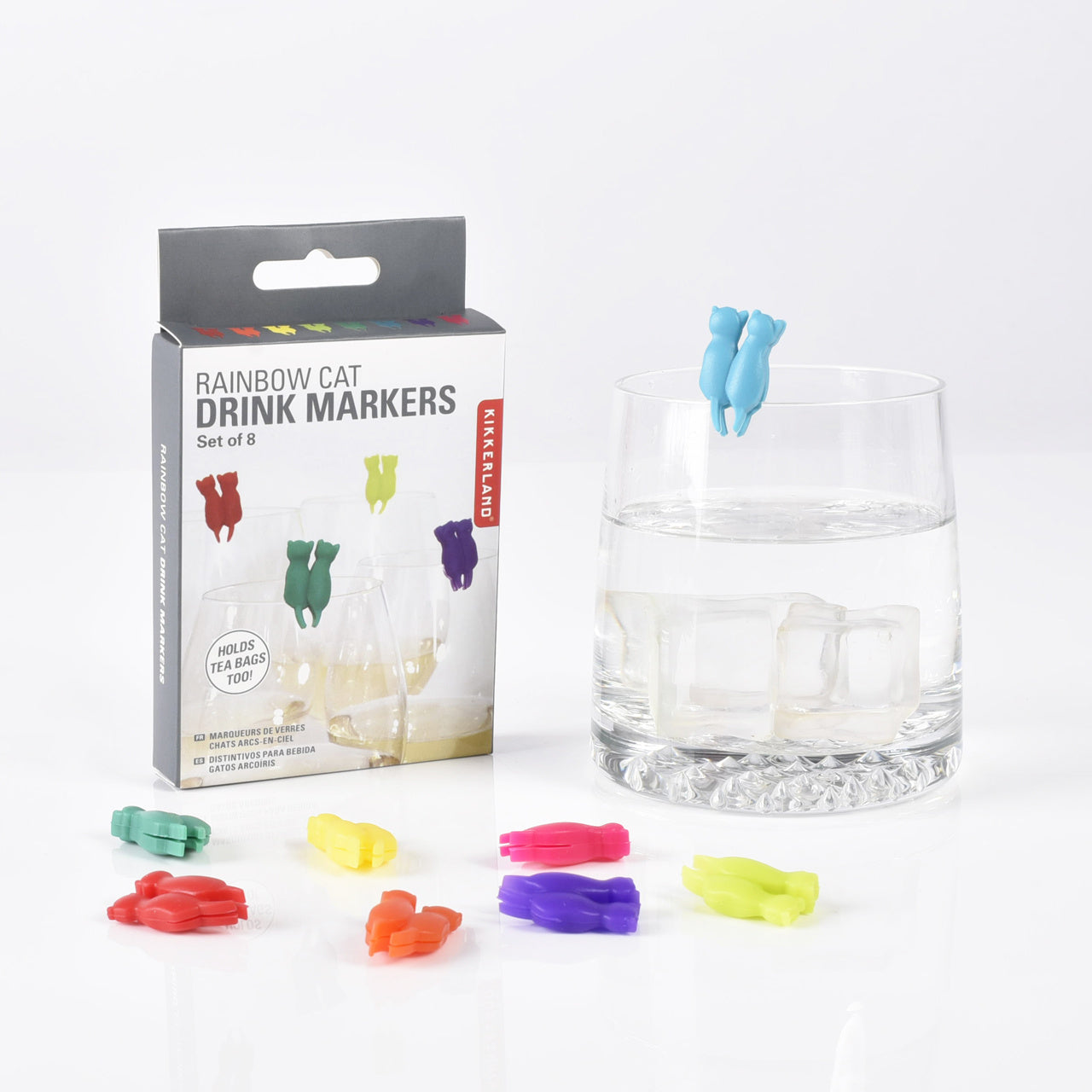 Znaczniki na kieliszki Kotki