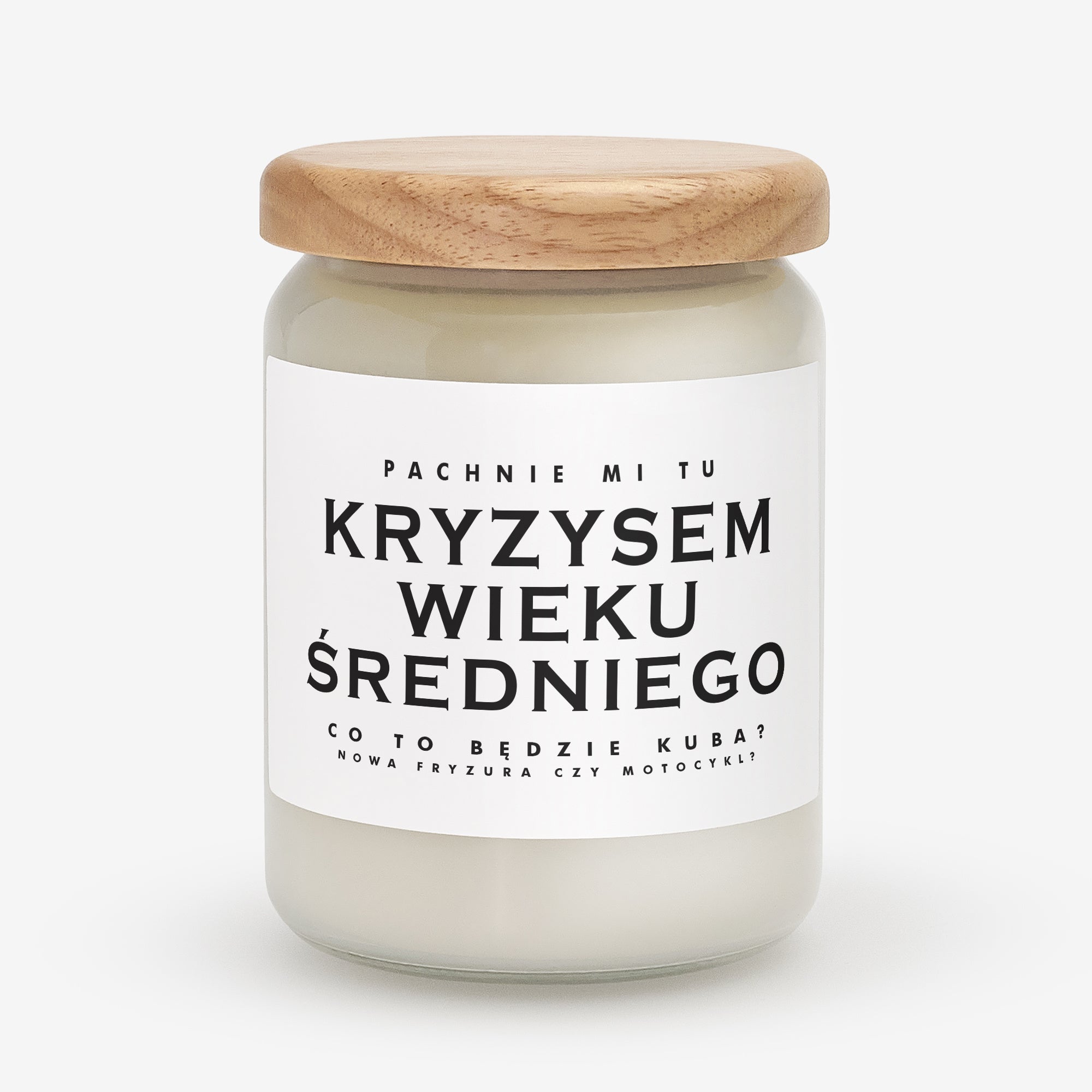 Śmieszna świeca - Kryzys Wieku Średniego - zabawny prezent dla mężczyzny